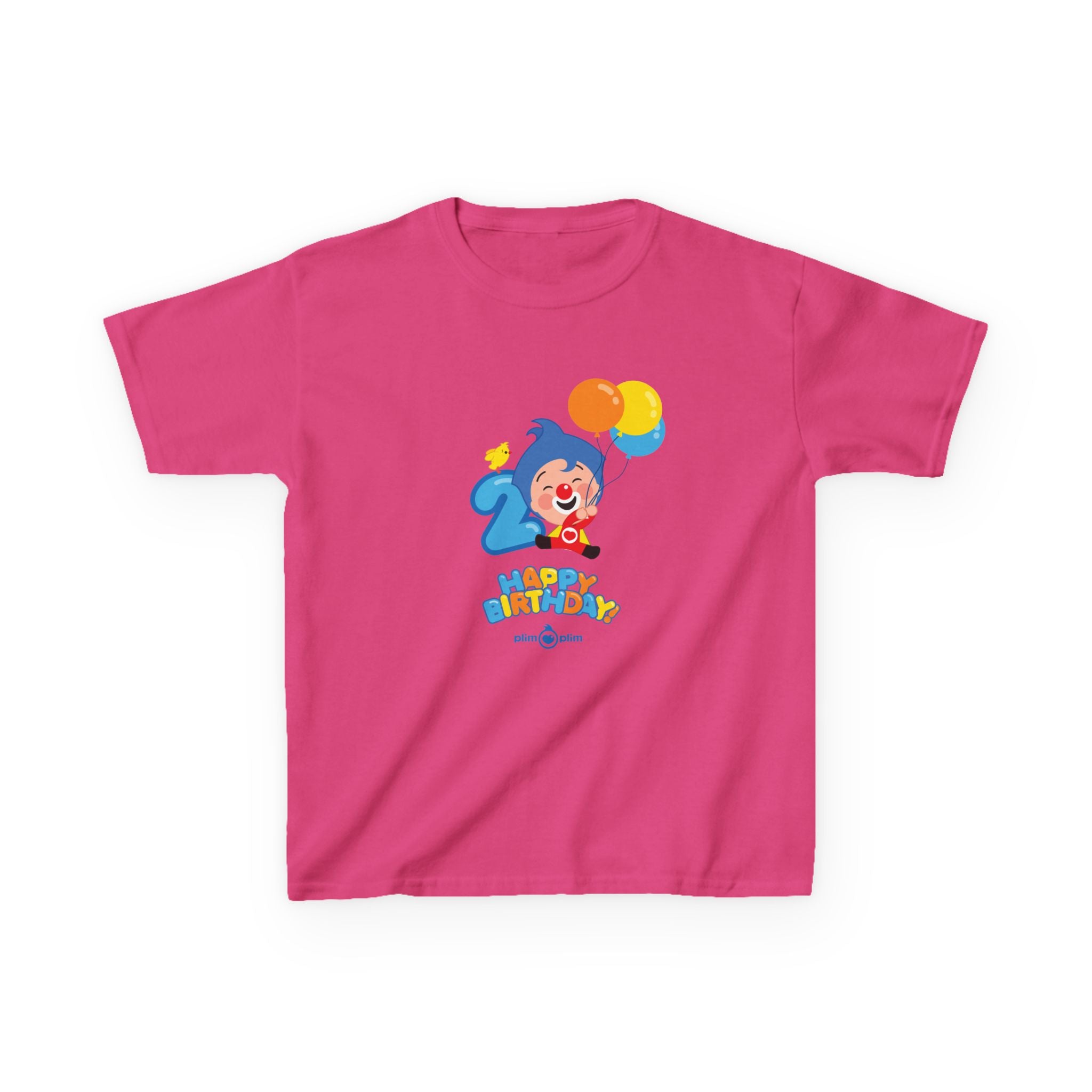 Plim Plim Camiseta para Niños de Algodón Grueso Cumple 2