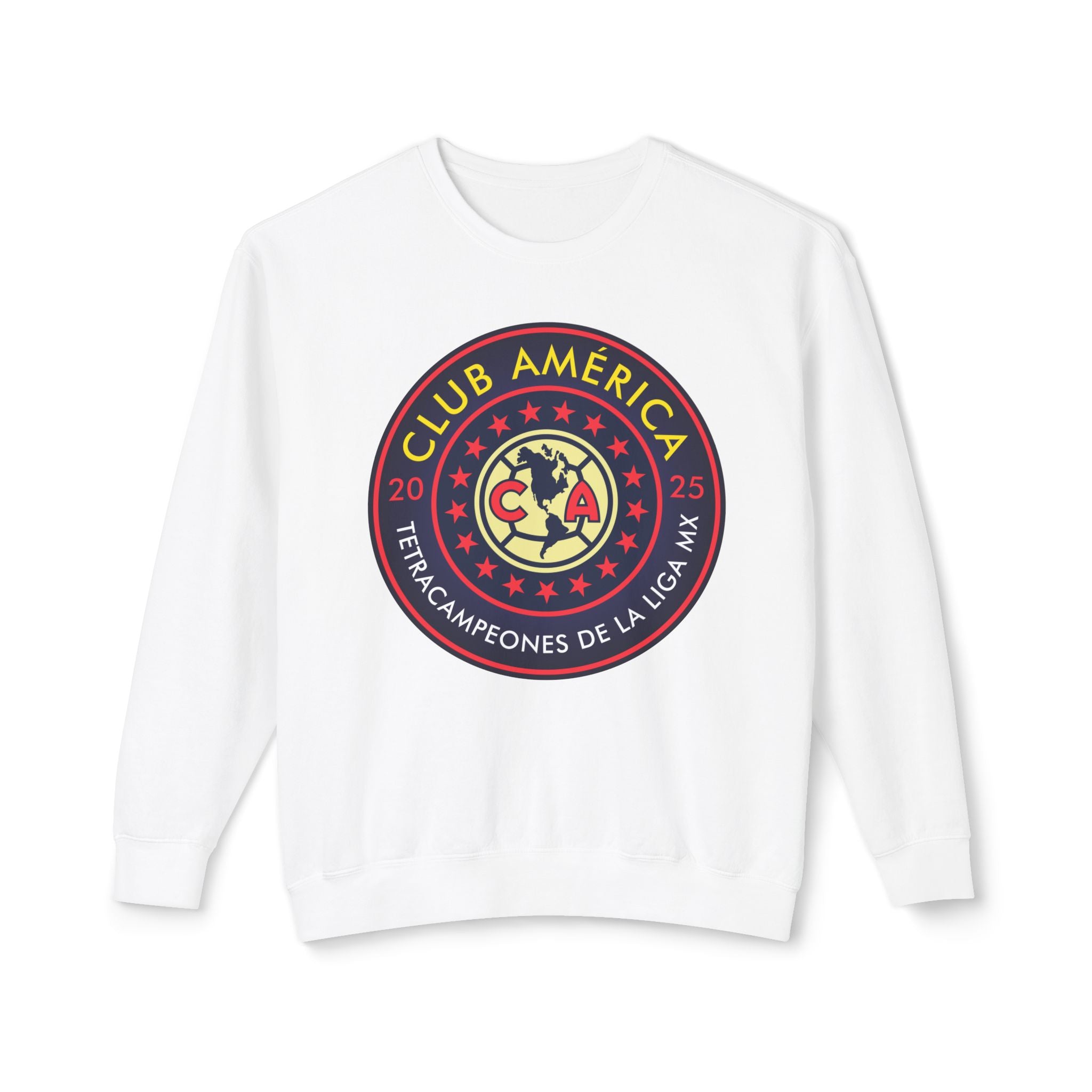Club América — 17 four-time champion Unisex Lightweight Crewneck Sweatshirt