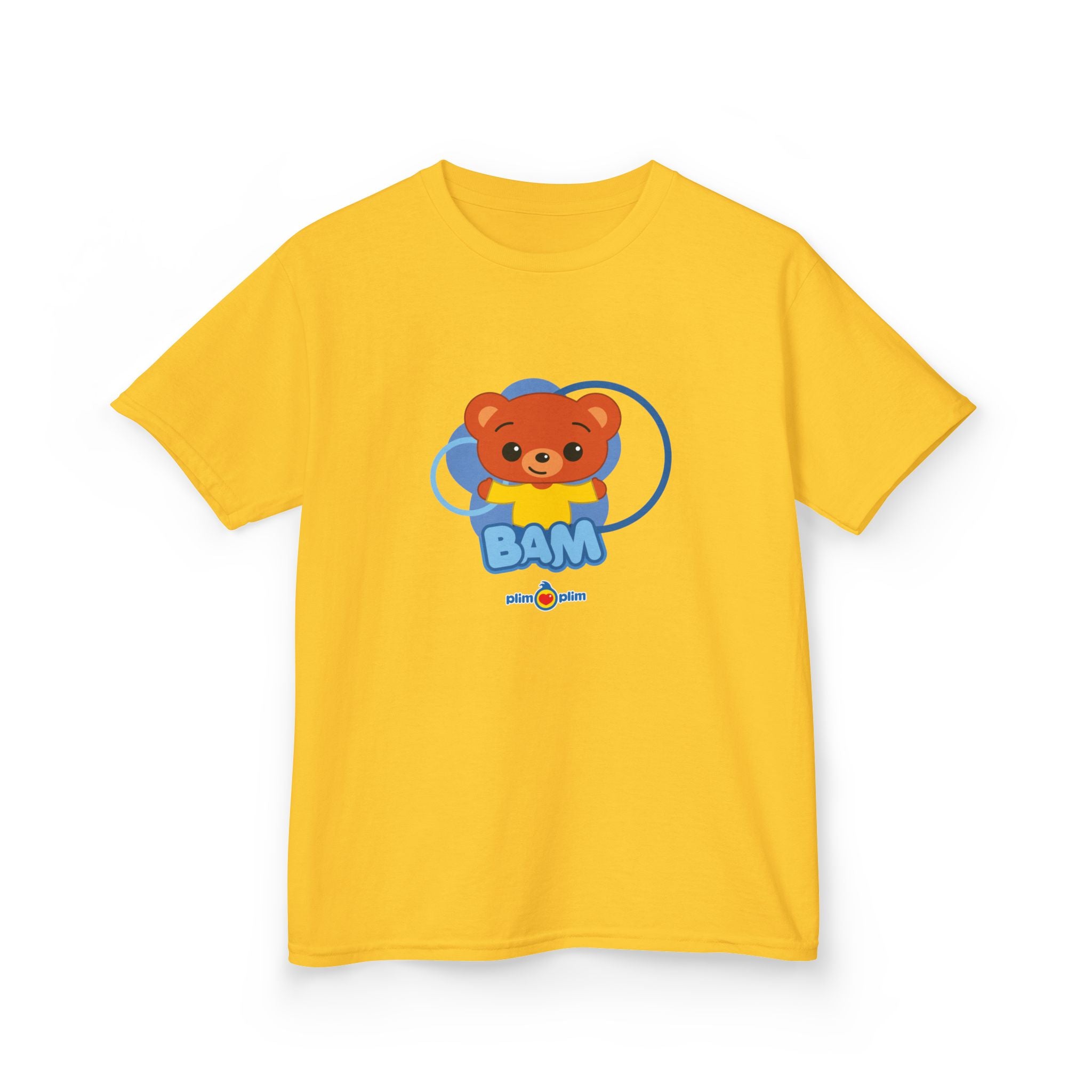 Plim Plim Camiseta para Niños de Algodón Grueso Bam