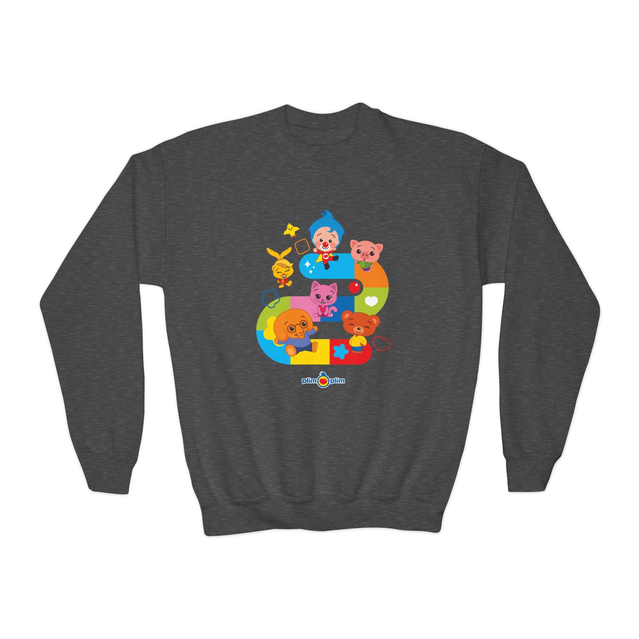 Plim Plim Sudadera Juvenil de Cuello Redondo Juego