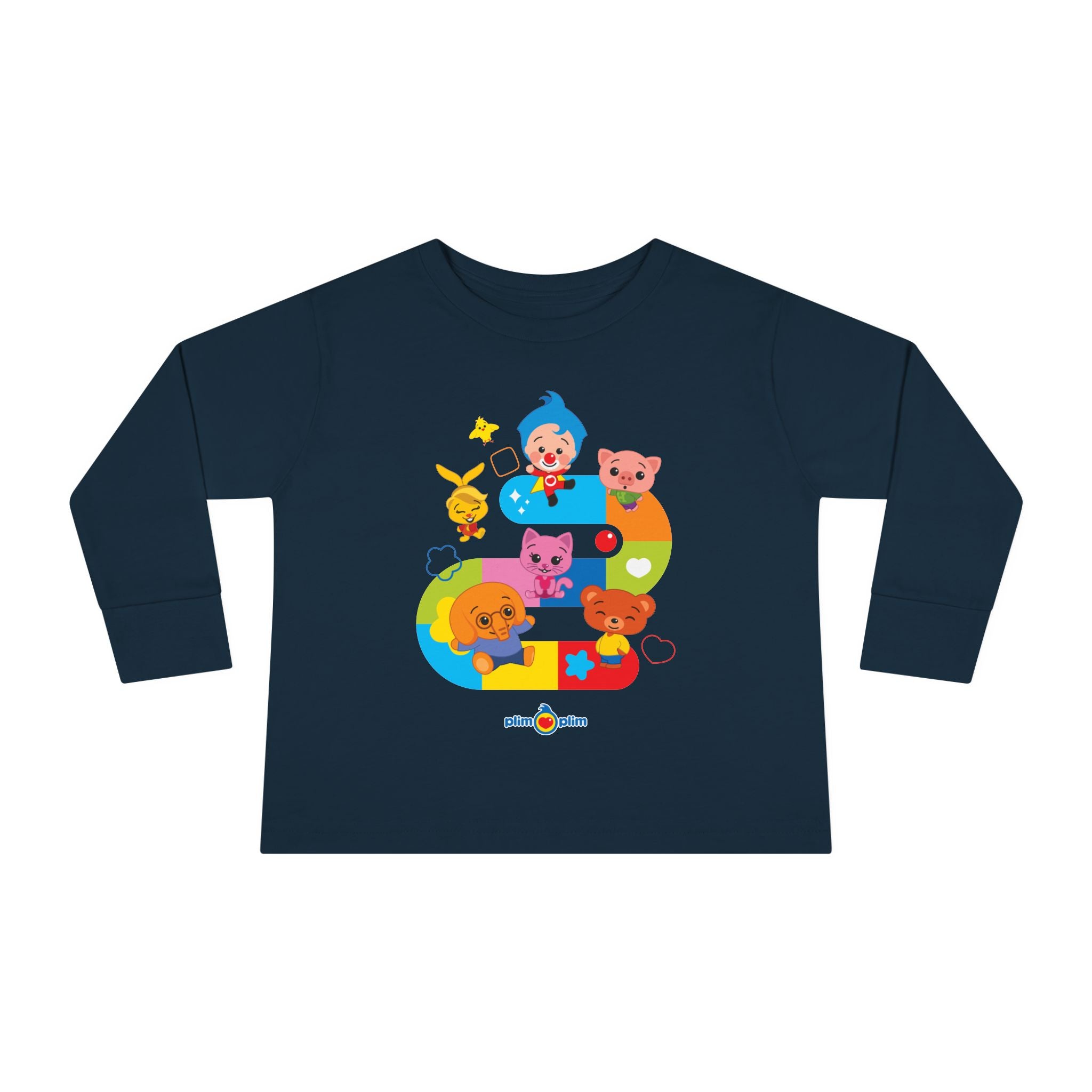 Plim Plim Camiseta Manga Larga de Niños Juego