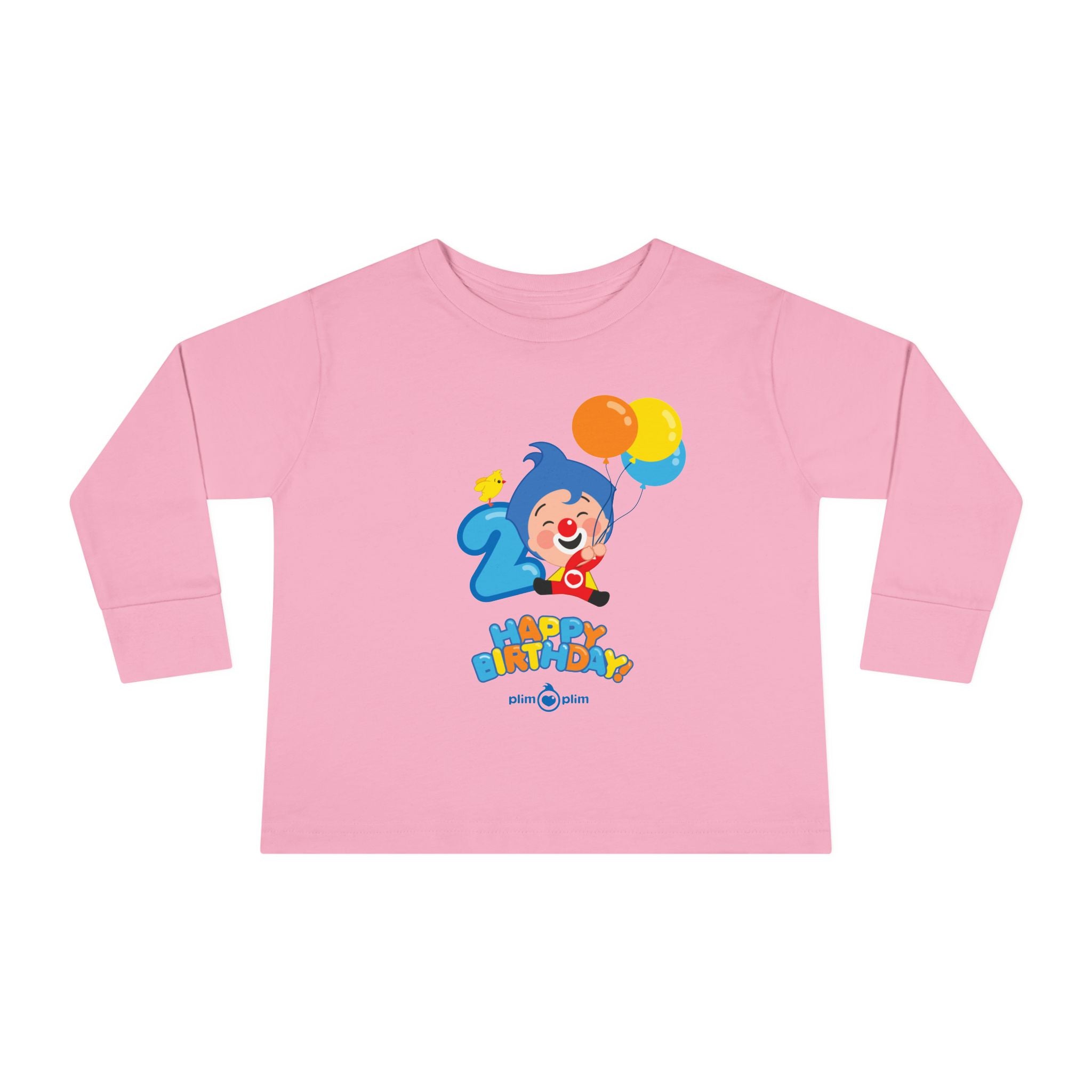 Plim Plim Camiseta Manga Larga de Niños Cumple 2