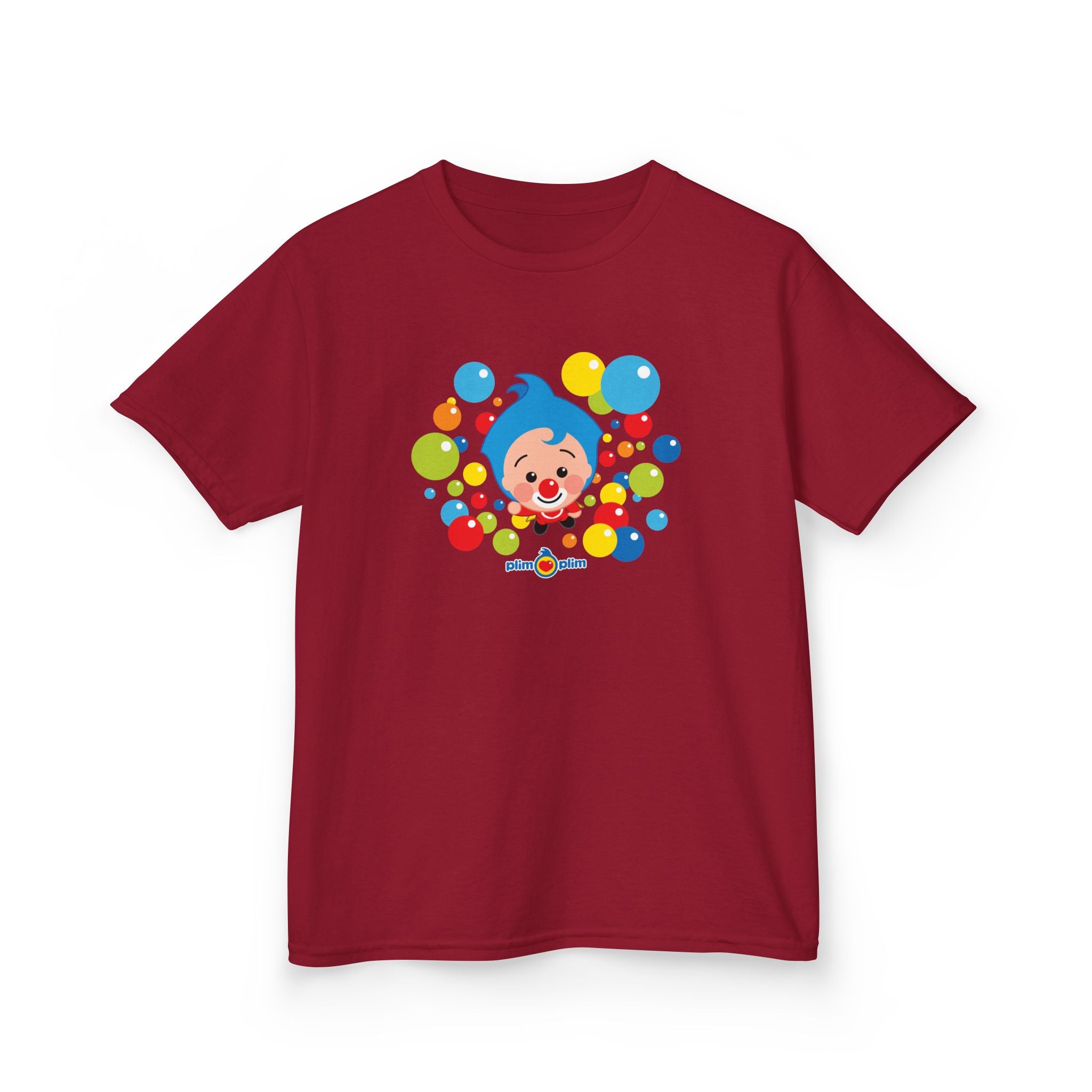 Plim Plim Camiseta para Niños de Algodón Grueso Burbujas