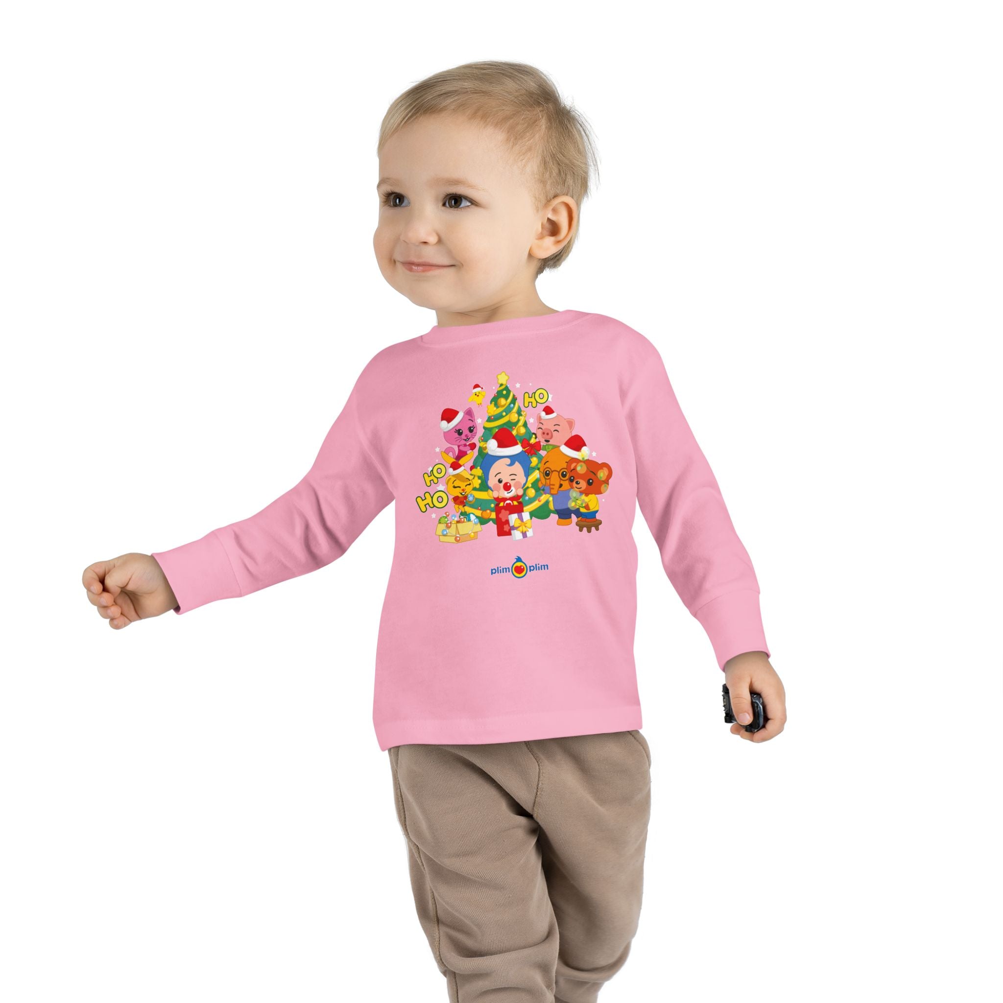 Toddler Christmas Family Long Sleeve Tee - Plim Plim Collection