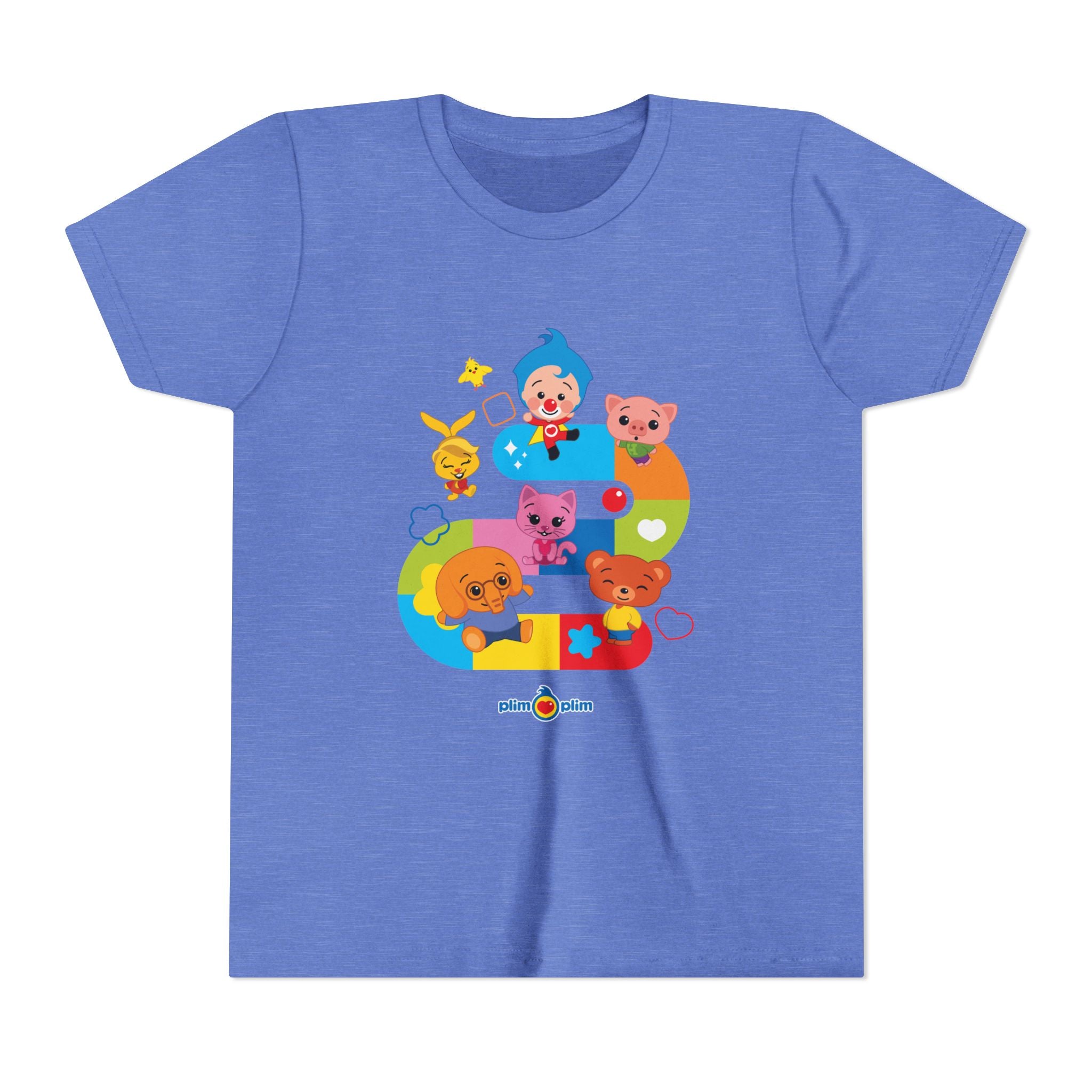 Plim Plim Camiseta Juvenil de Manga Corta Juego