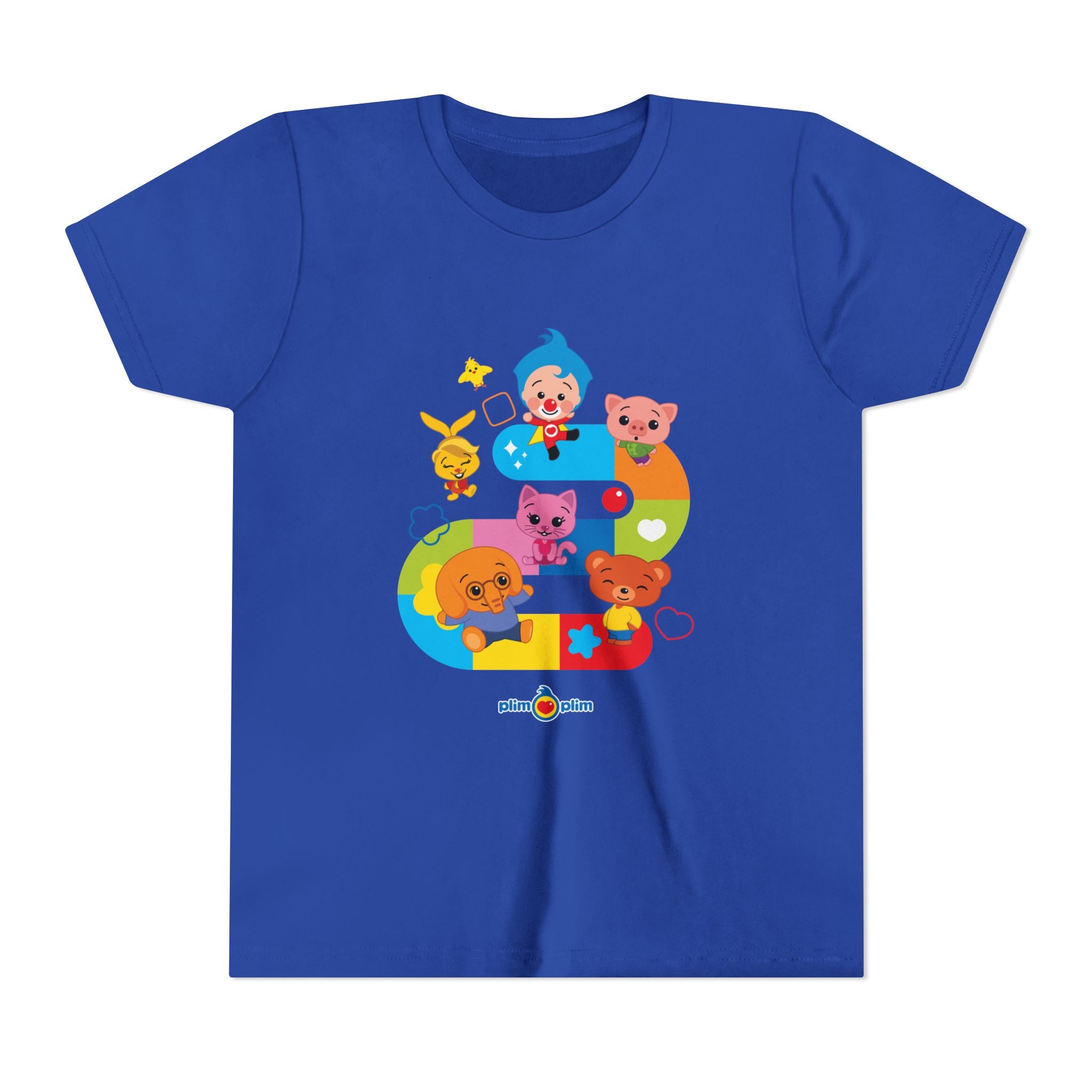 Plim Plim Camiseta Juvenil de Manga Corta Juego