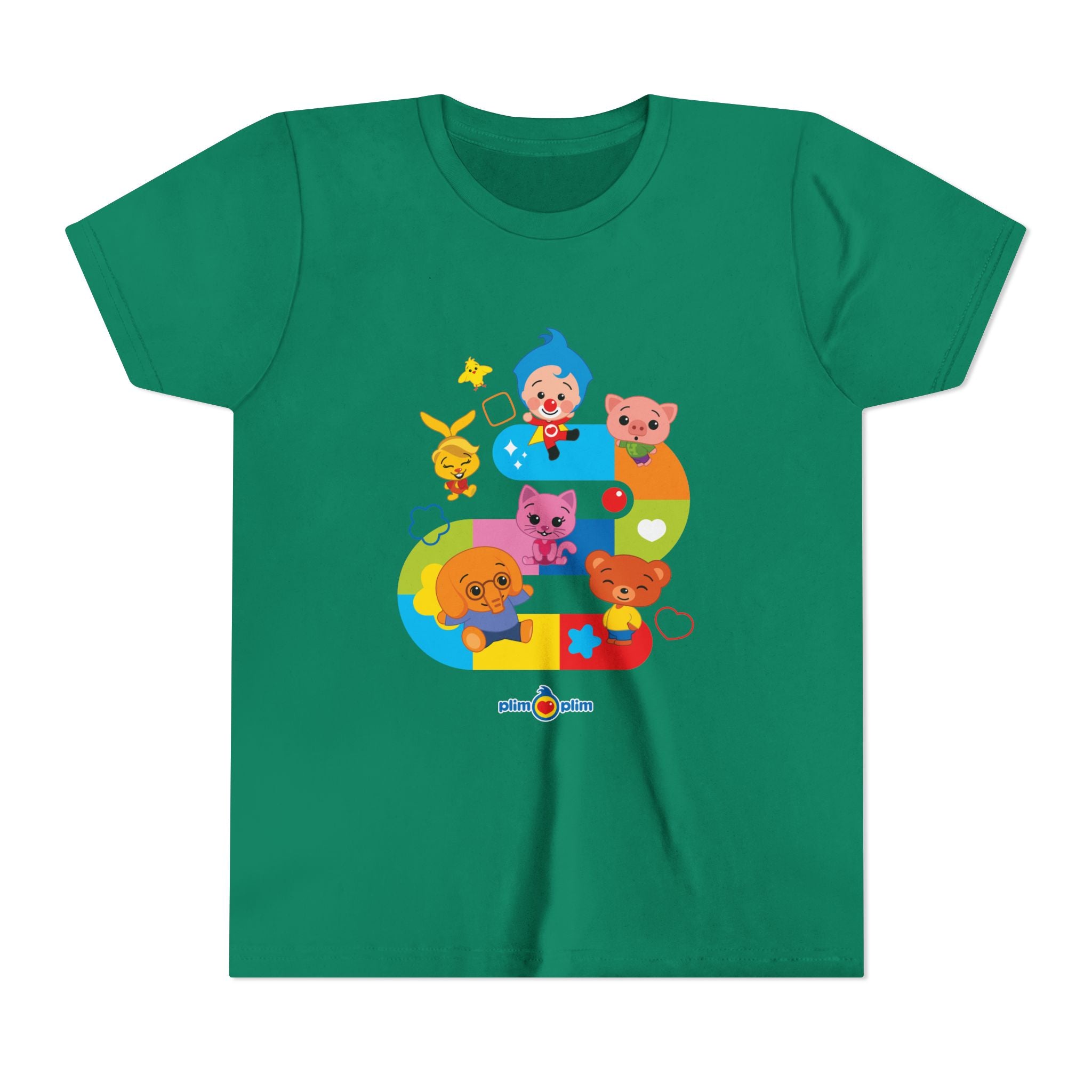 Plim Plim Camiseta Juvenil de Manga Corta Juego