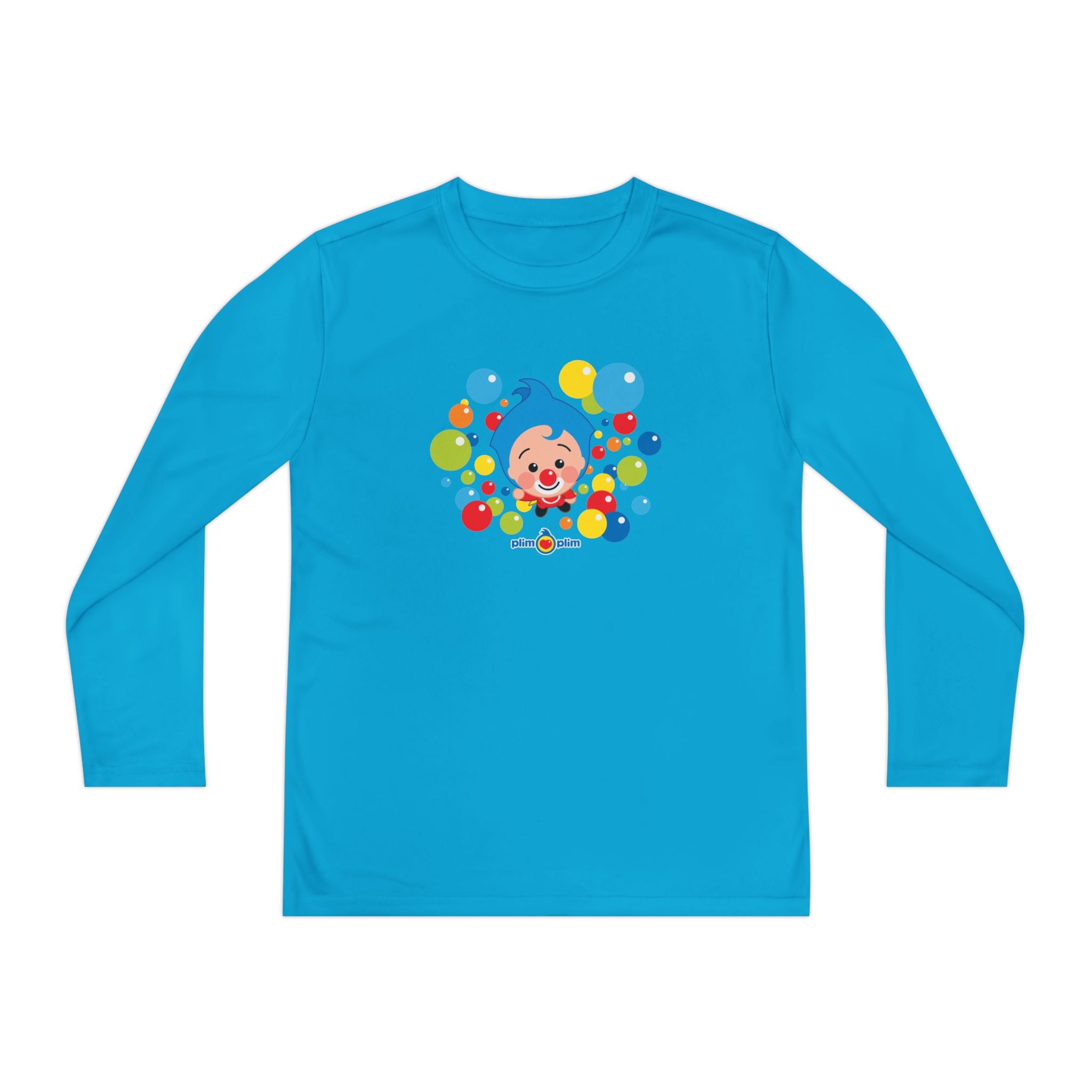 Plim Plim Camiseta Juvenil Manga Larga Burbujas