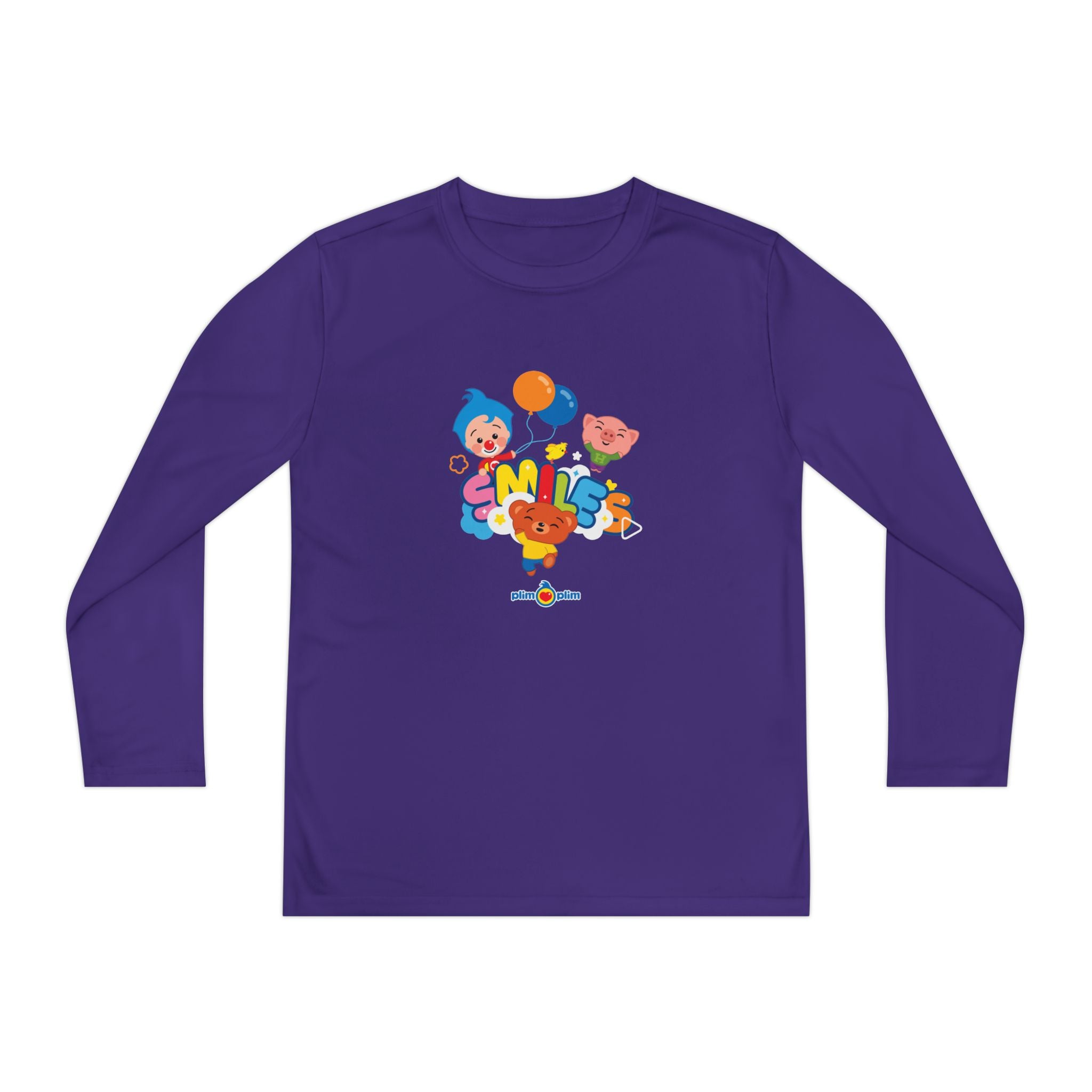 Plim Plim Camiseta Juvenil Manga Larga Smiles