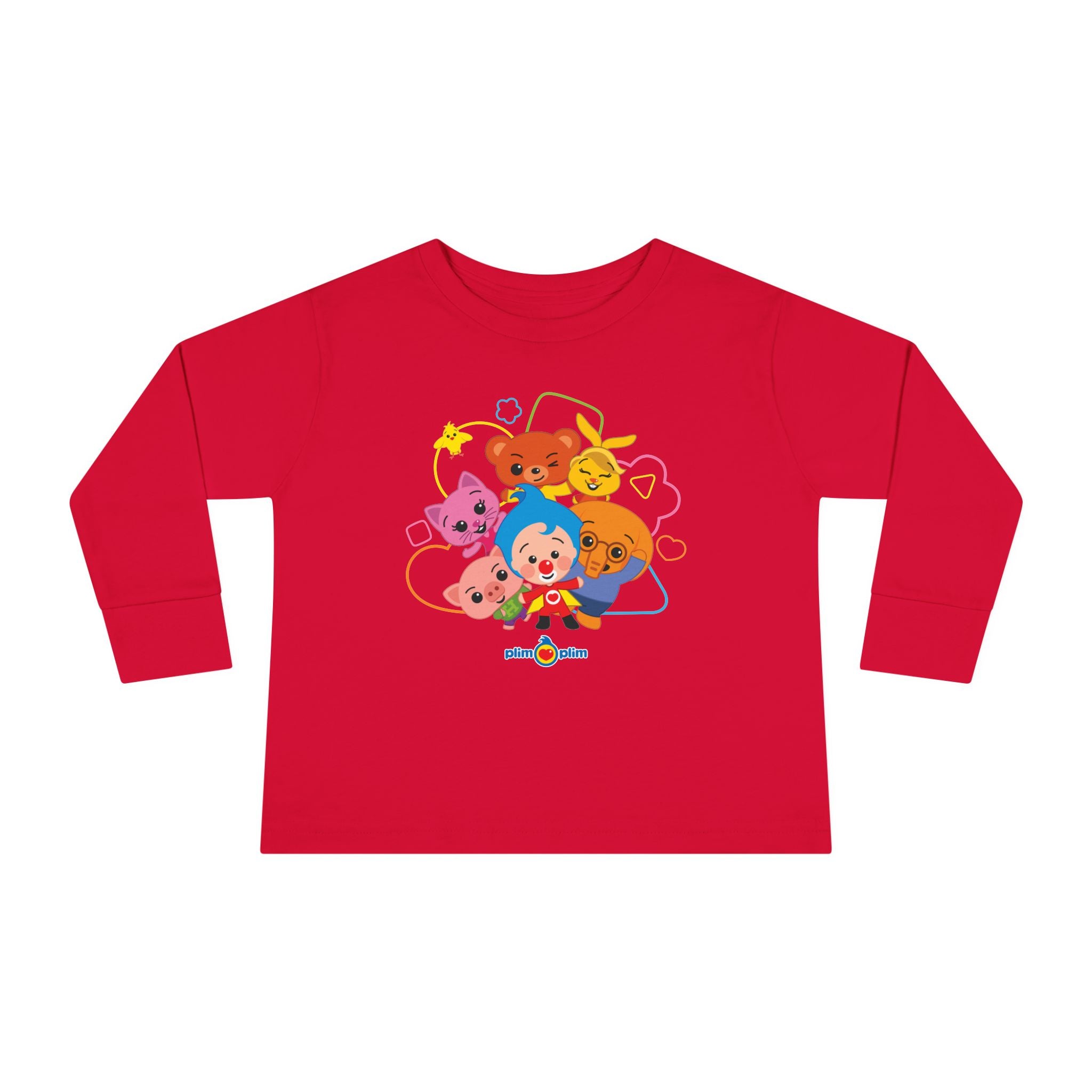 Plim Plim Camiseta Manga Larga de Niños Amigos