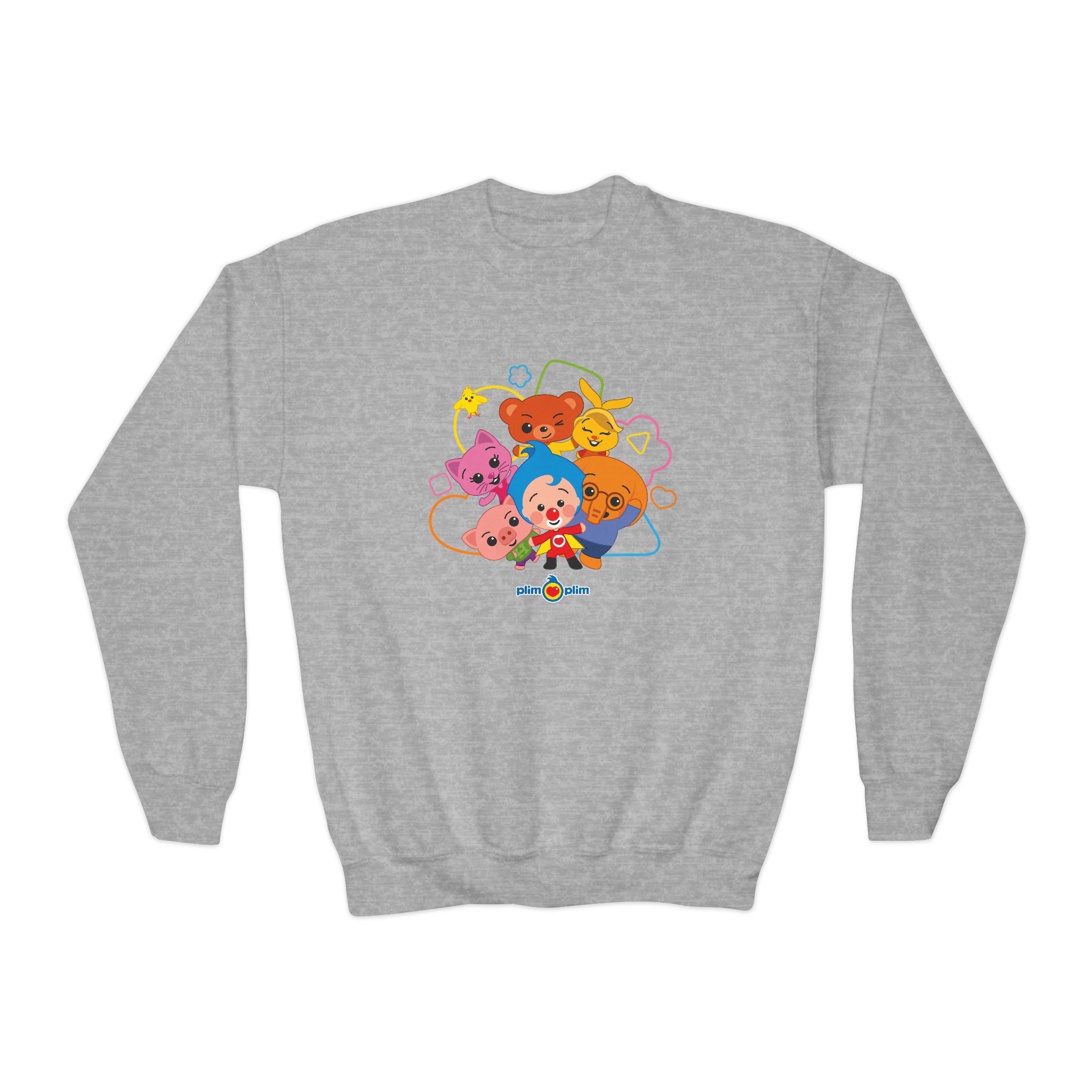 Plim Plim Sudadera Juvenil de Cuello Redondo Amigos
