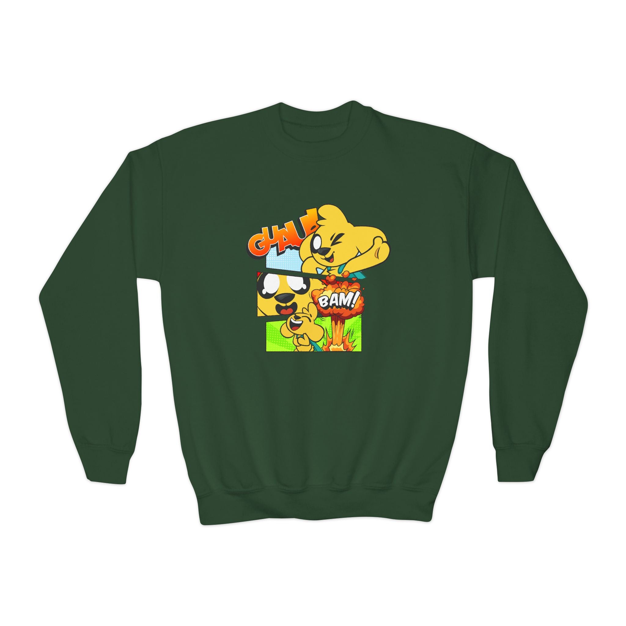 Mikecrack Youth Crew Neck Sweatshirt