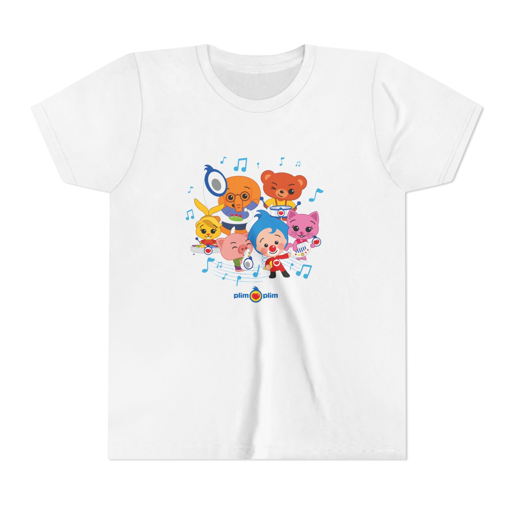 Plim Plim Camiseta Juvenil de Manga Corta Orquesta
