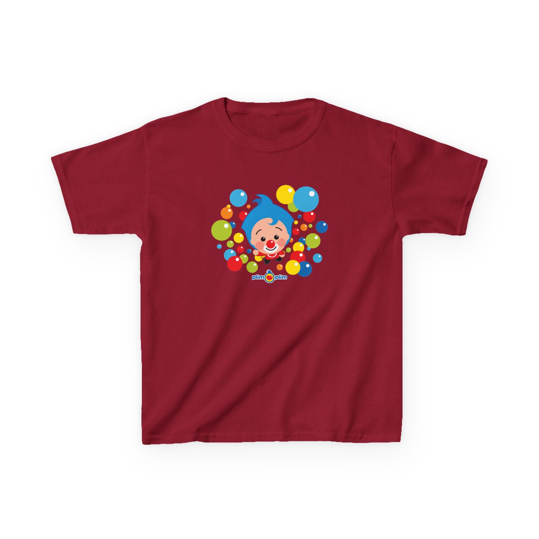Plim Plim Camiseta para Niños de Algodón Grueso Burbujas