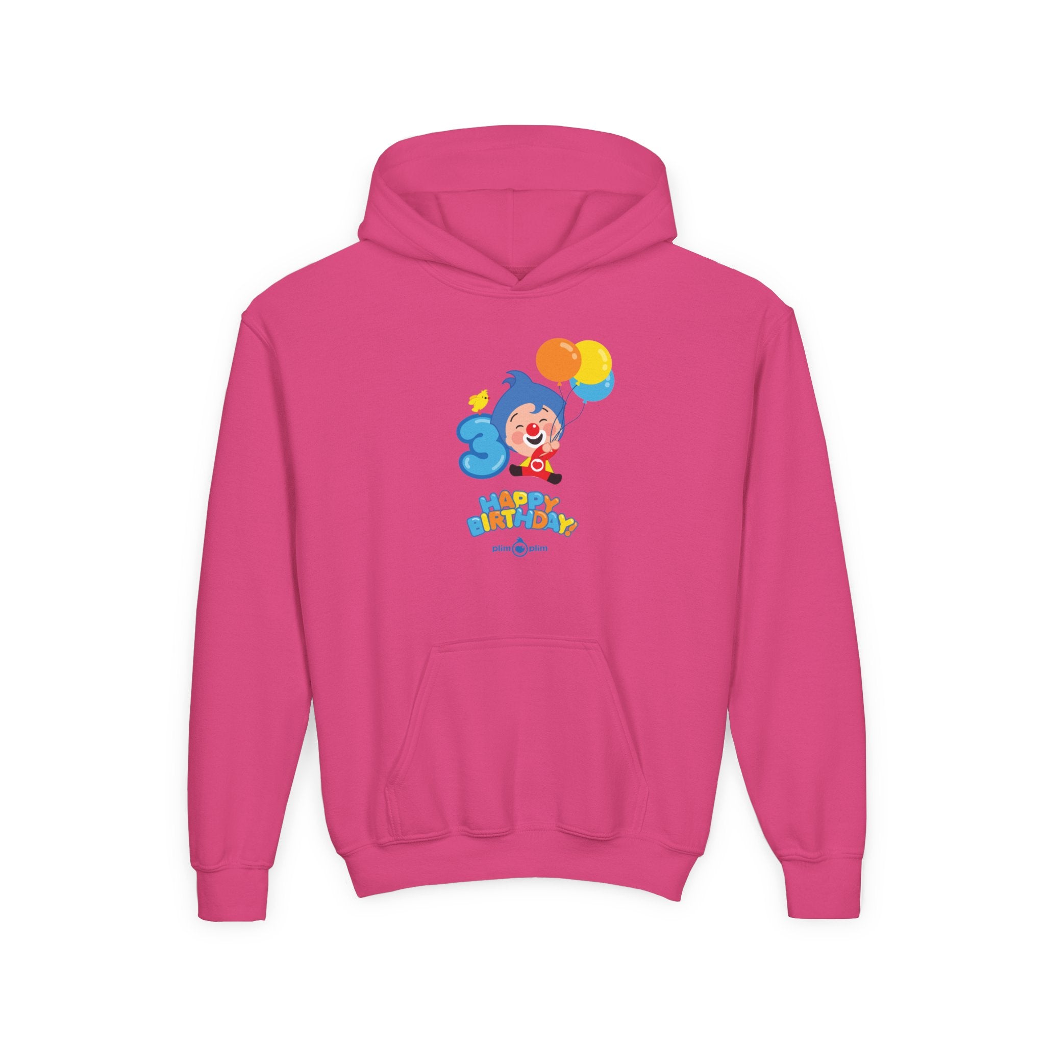 Plim Plim Sudadera de Niños con Capucha Cumple 3