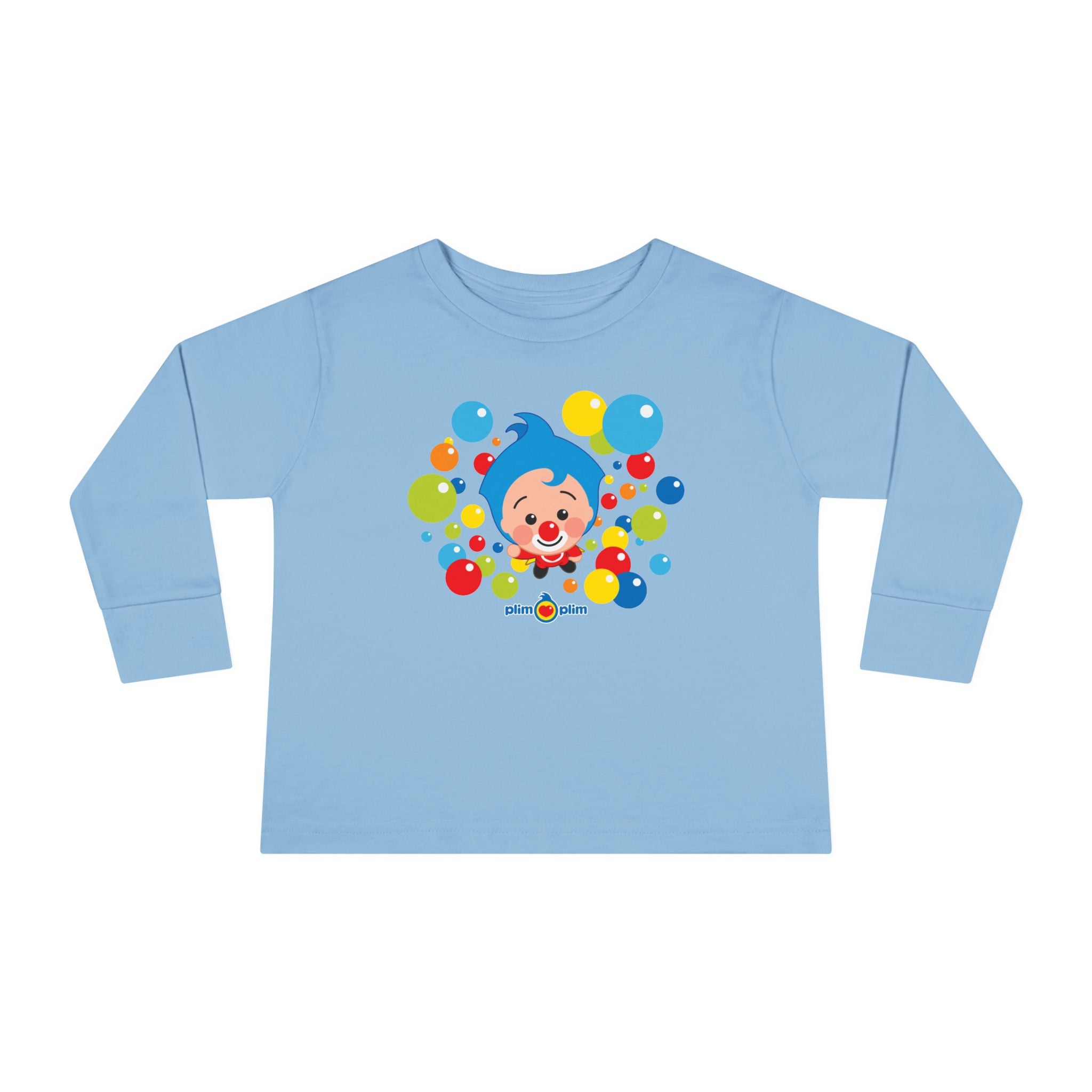 Plim Plim Camiseta Manga Larga de Niños Burbujas