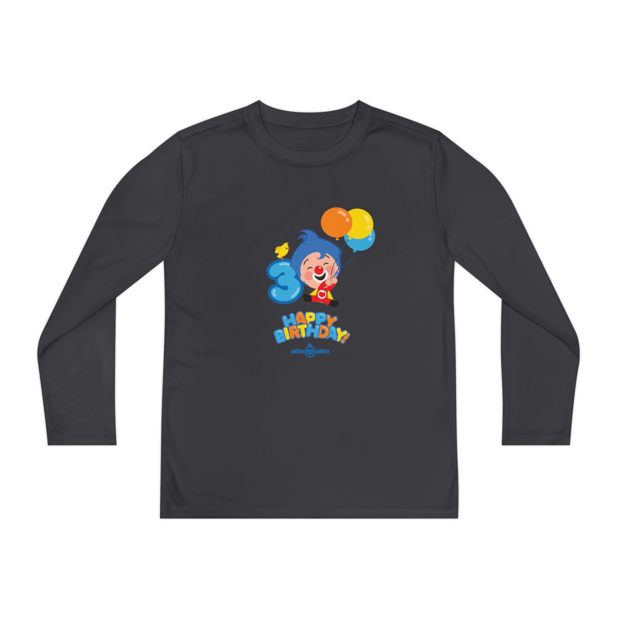 Plim Plim Camiseta Juvenil Manga Larga Cumple 3