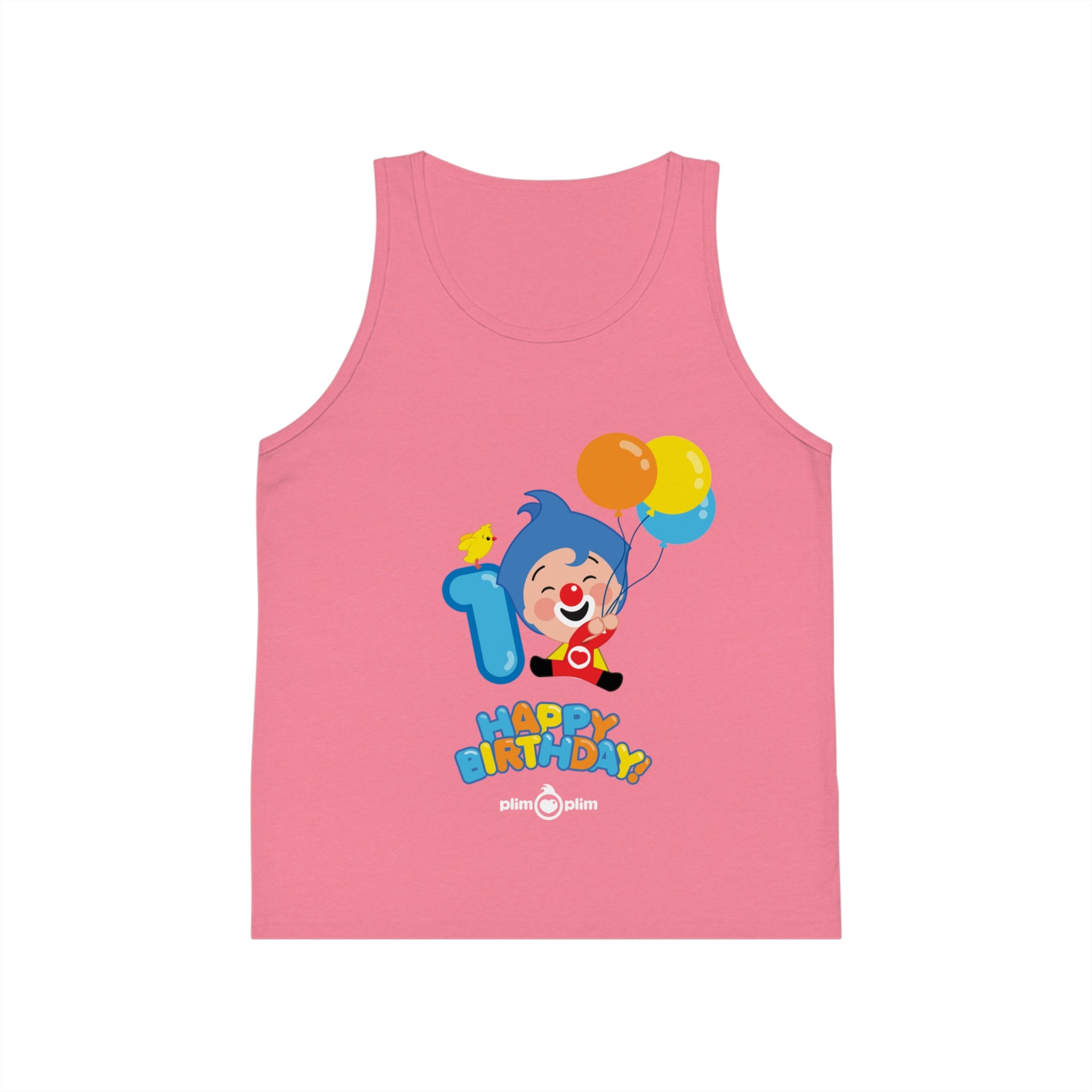 Plim Plim Camiseta de Tirantes de Niños Cumple 1