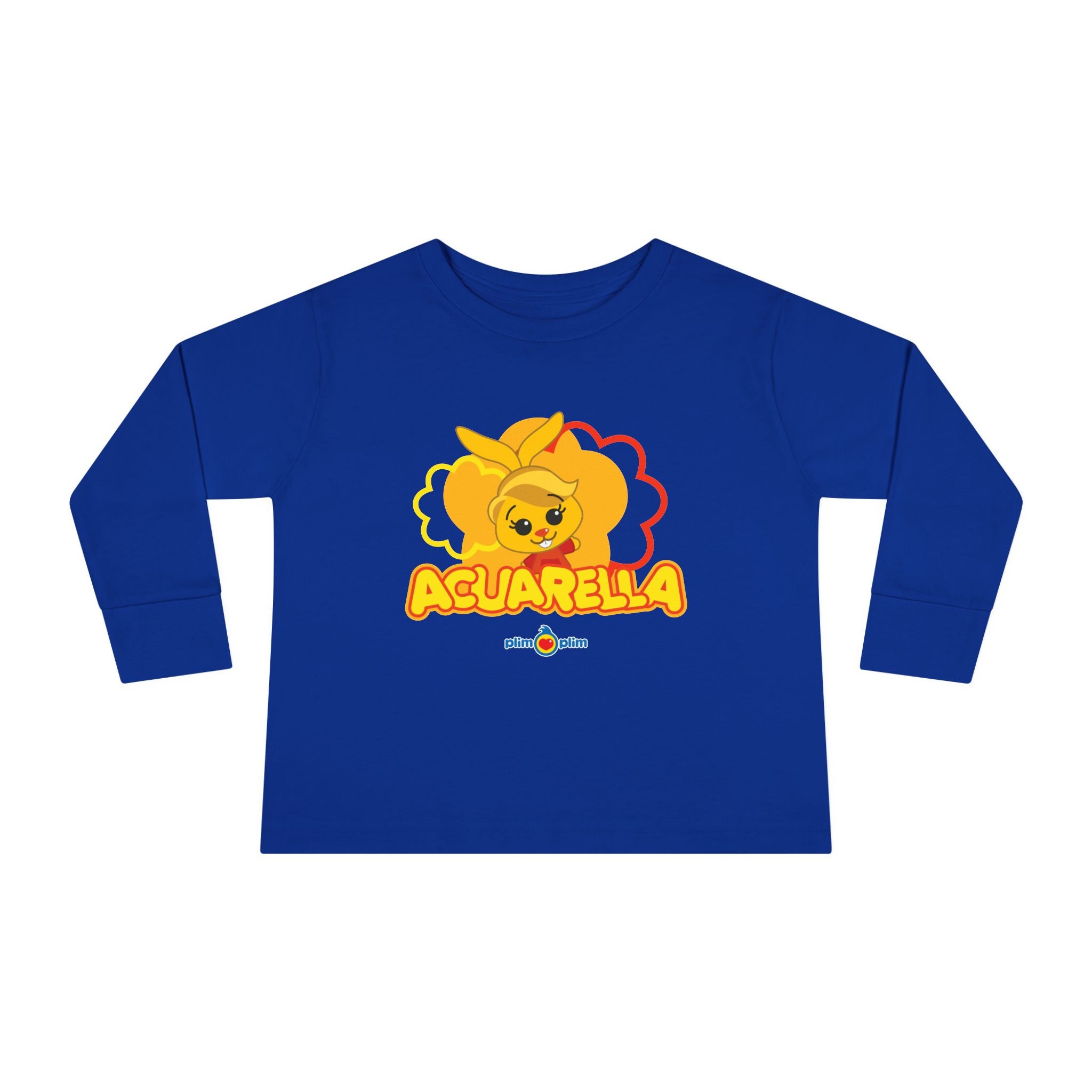 Plim Plim Camiseta Manga Larga de Niños Acuarella