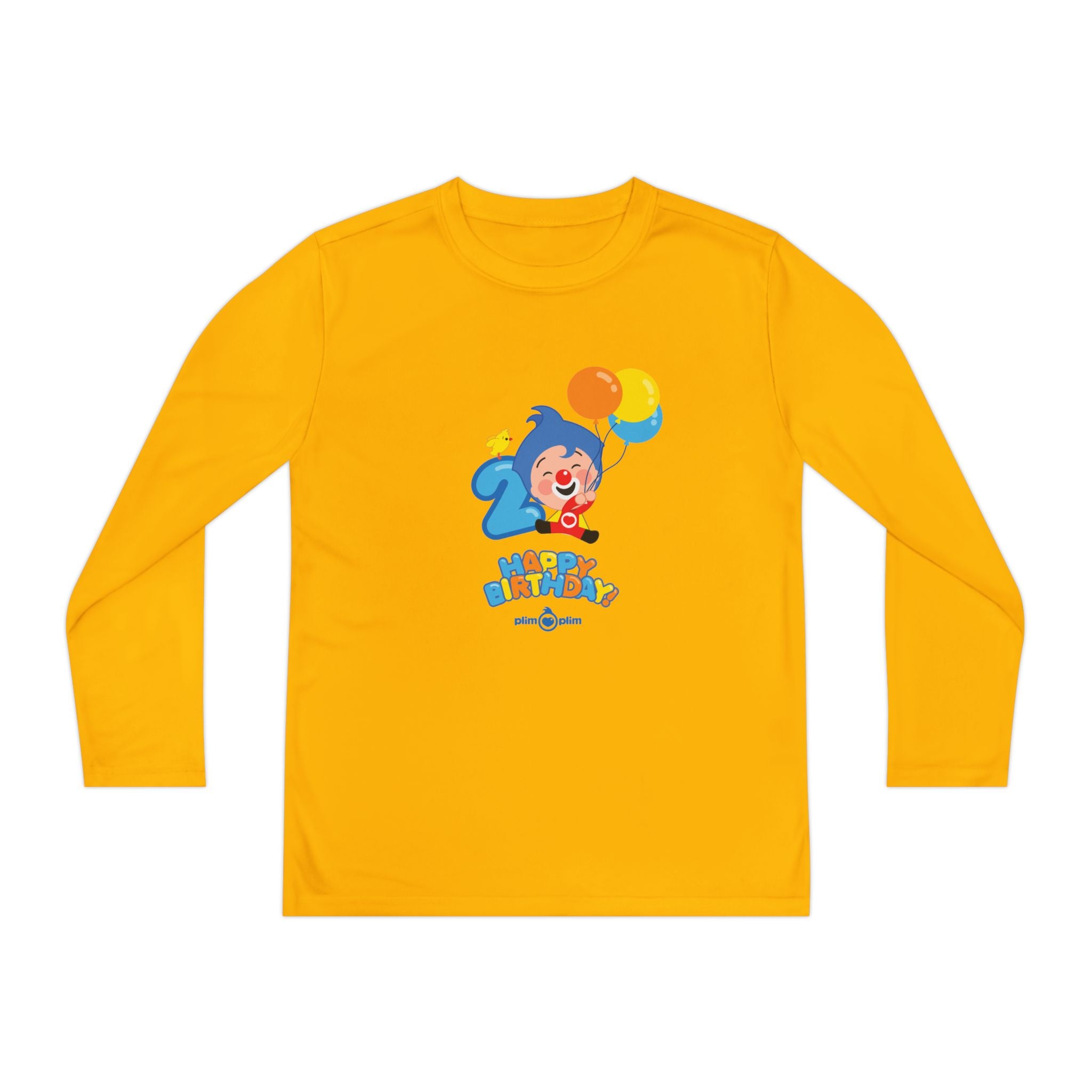 Plim Plim Camiseta Juvenil Manga Larga Cumple 2