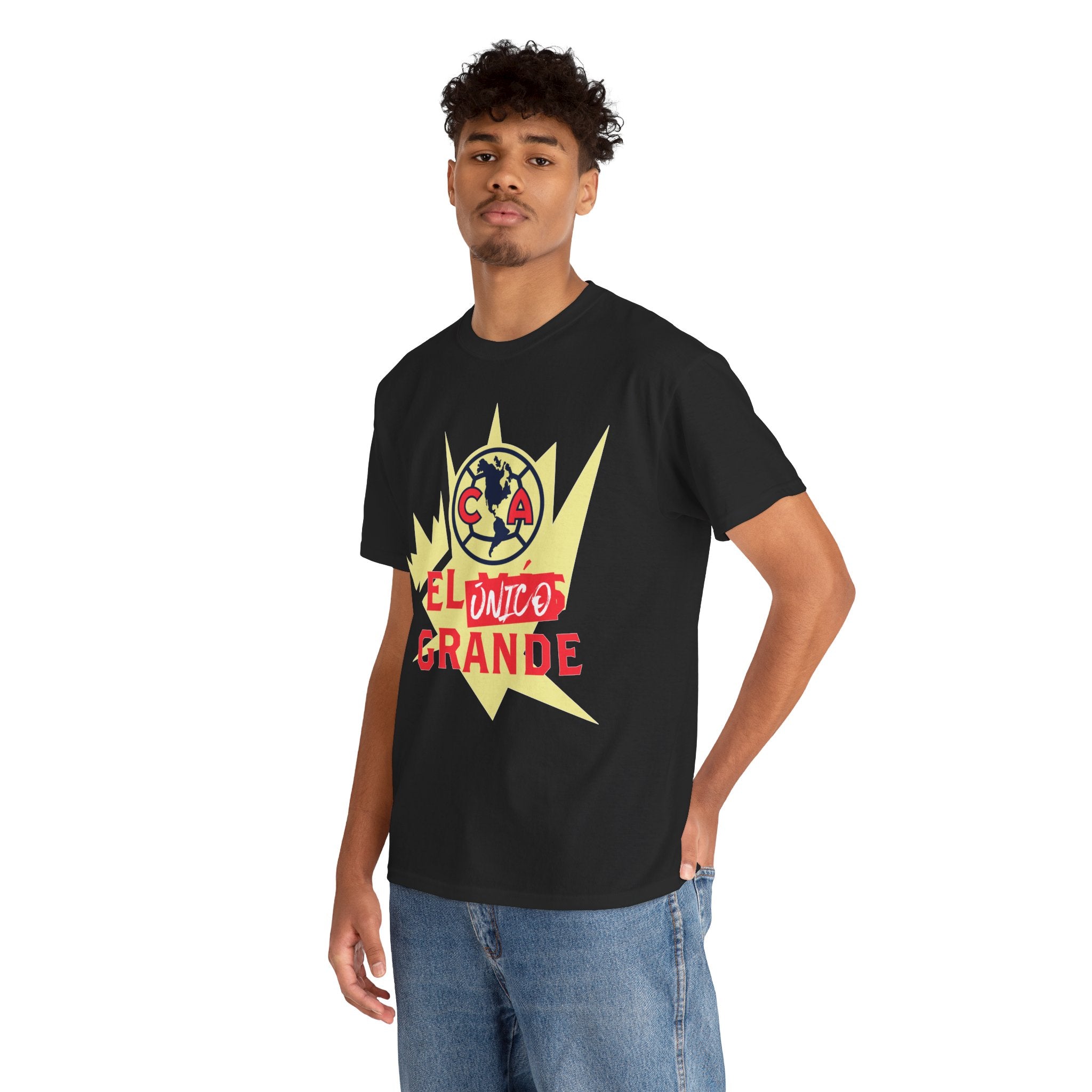 Club America Unisex Tee - El unico Grande (Negro y Azul)