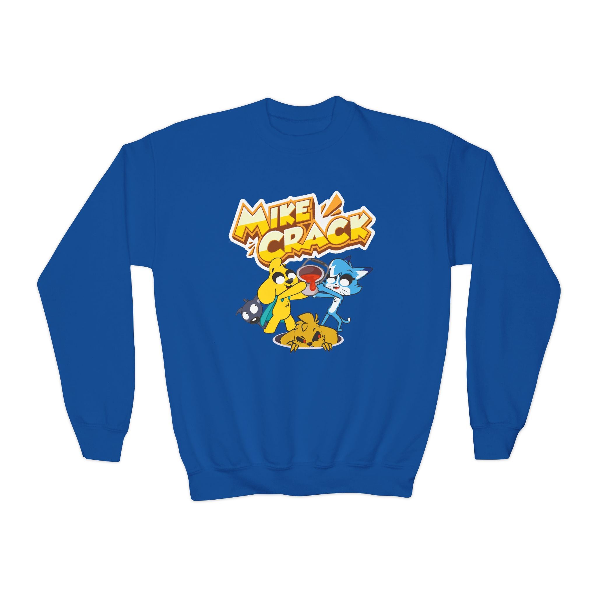 Mikecrack Youth Crew Neck Sweatshirt