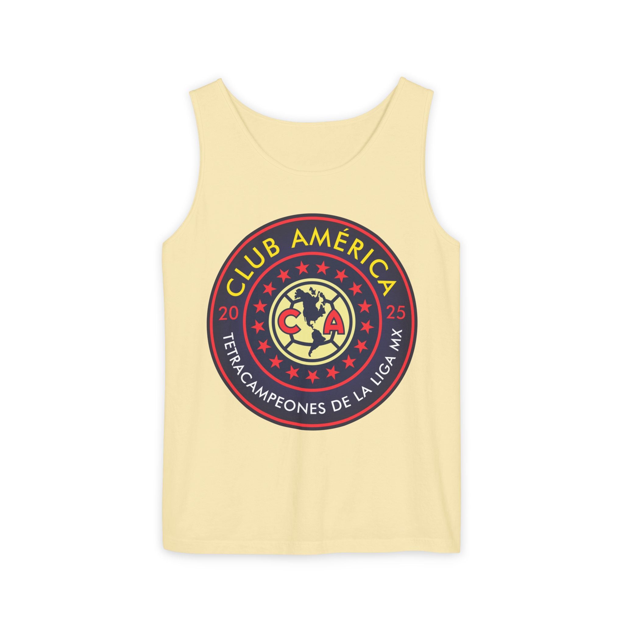 Club América Tetracampeones Tank Top Collection - Unisex Garment-Dyed Shirt