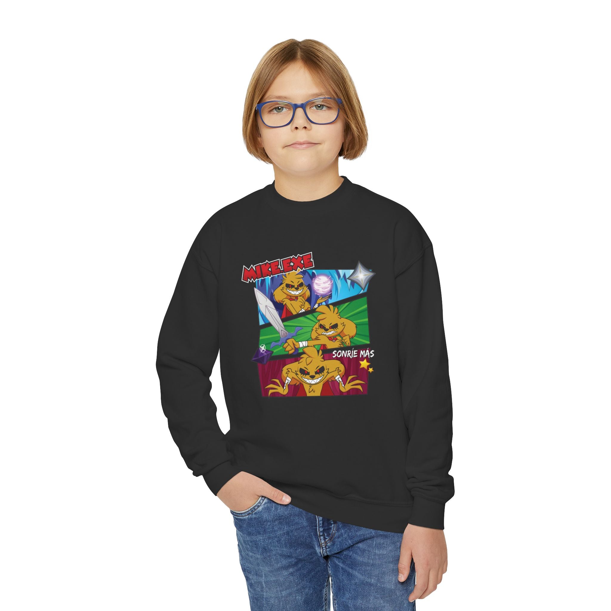 Mikecrack Youth Crewneck Sweatshirt - Official Fan Gear