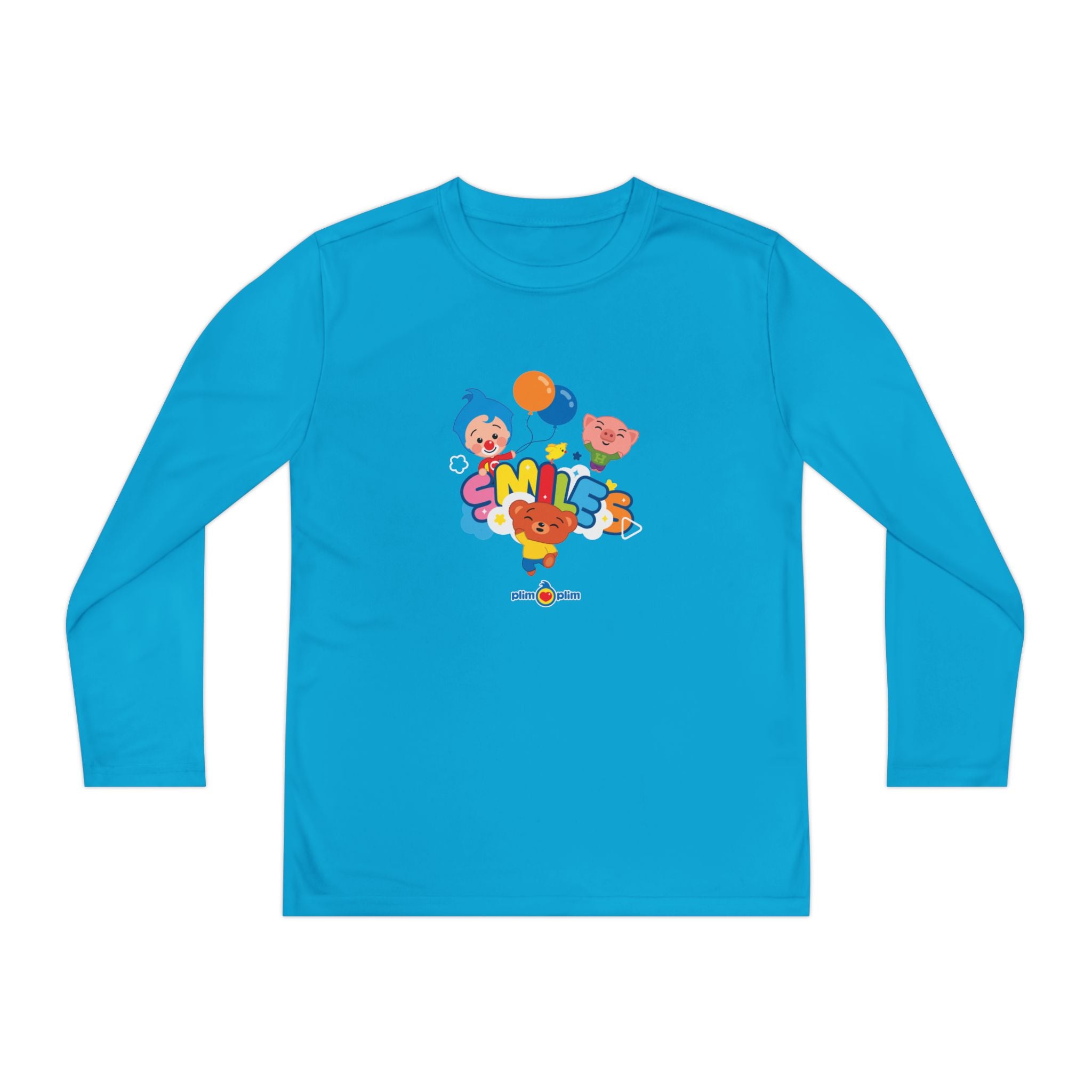 Plim Plim Camiseta Juvenil Manga Larga Smiles