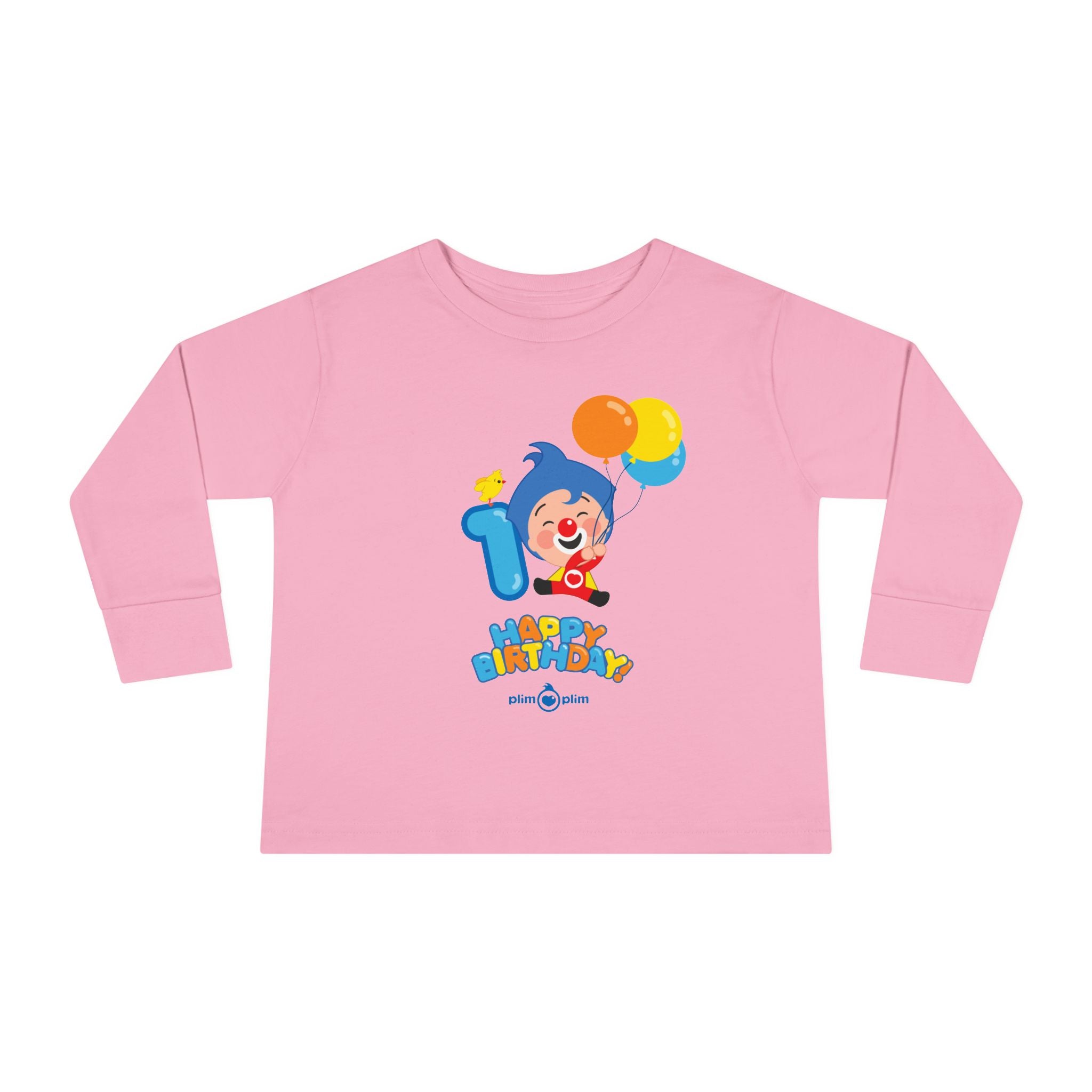 Plim Plim Camiseta Manga Larga de Niños Cumple 1