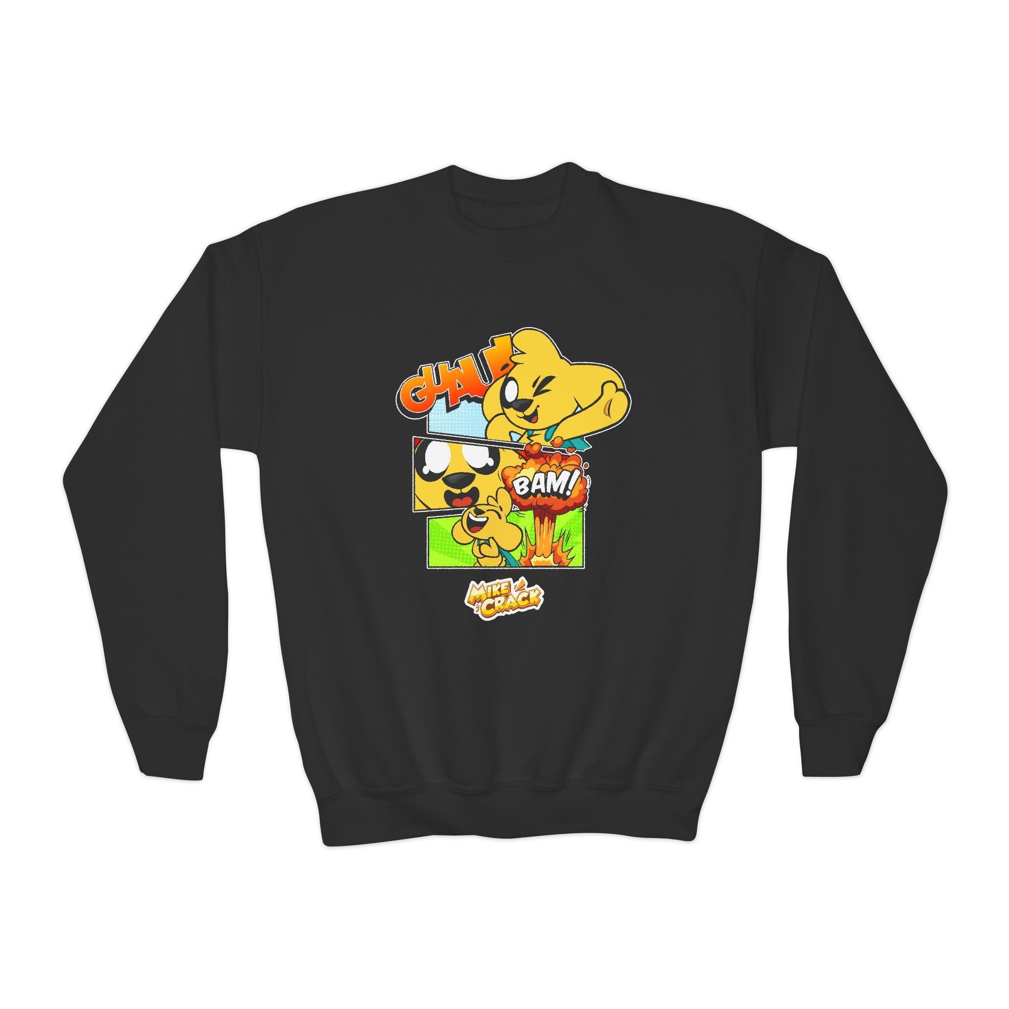 Mikecrack Youth Crew Neck Sweatshirt