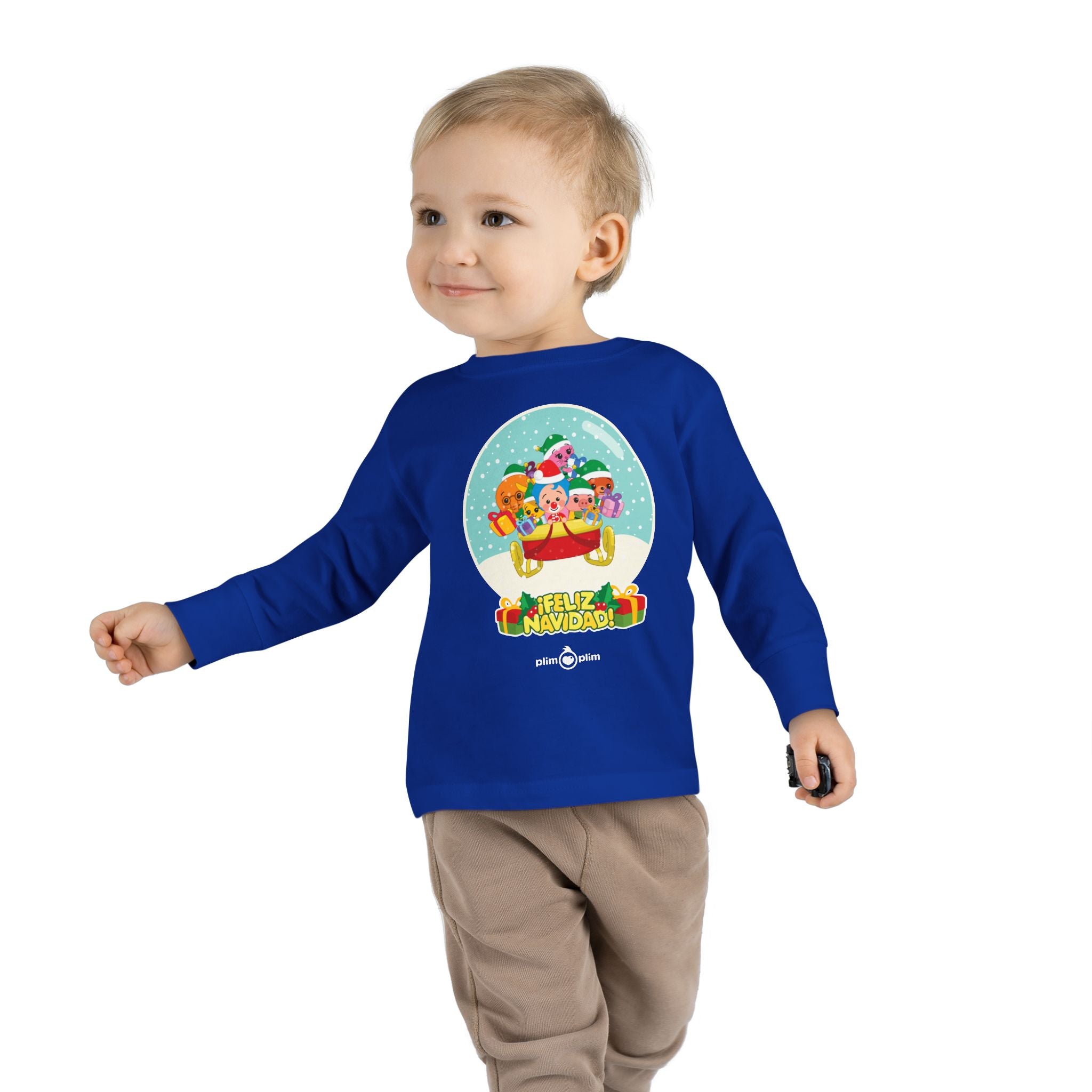 Toddler Christmas Family Long Sleeve Tee - Plim Plim Collection