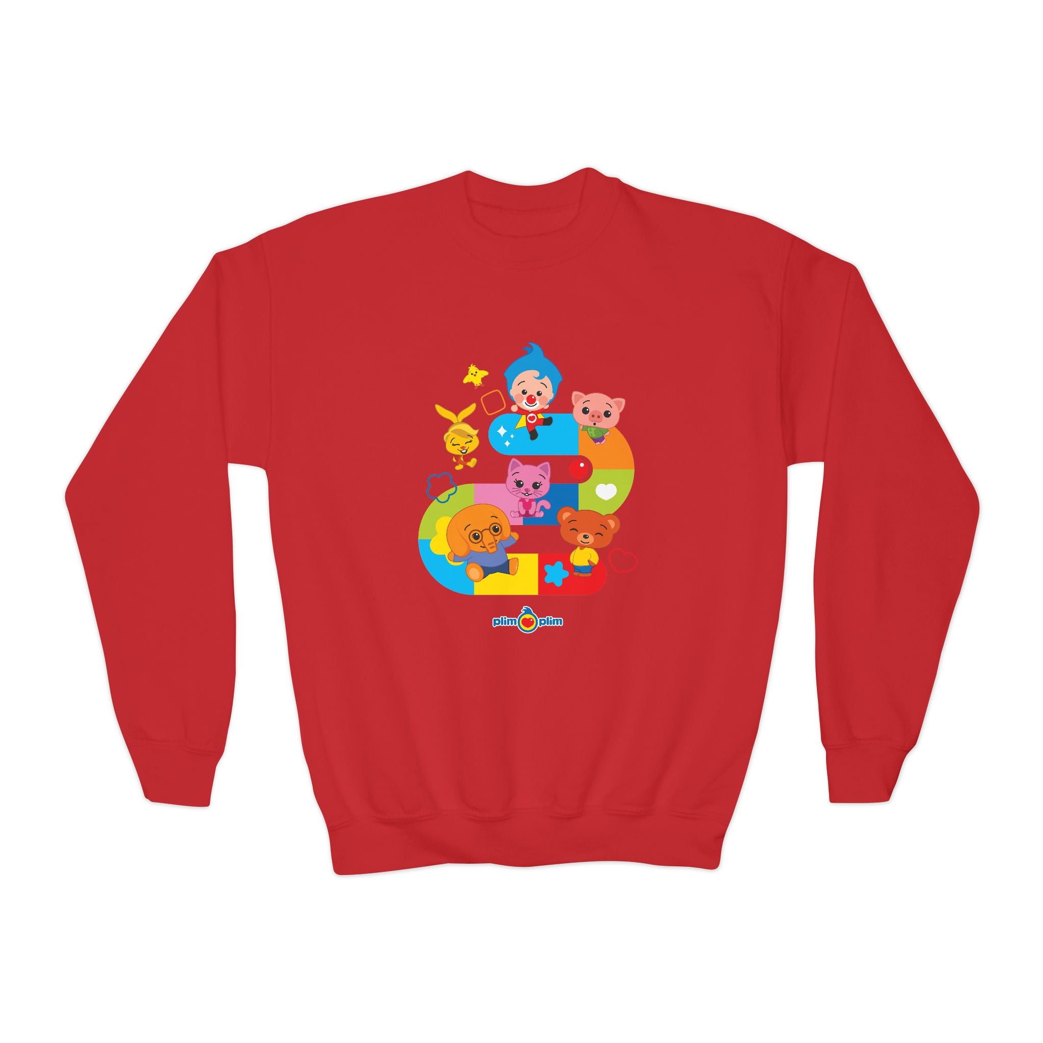 Plim Plim Sudadera Juvenil de Cuello Redondo Juego