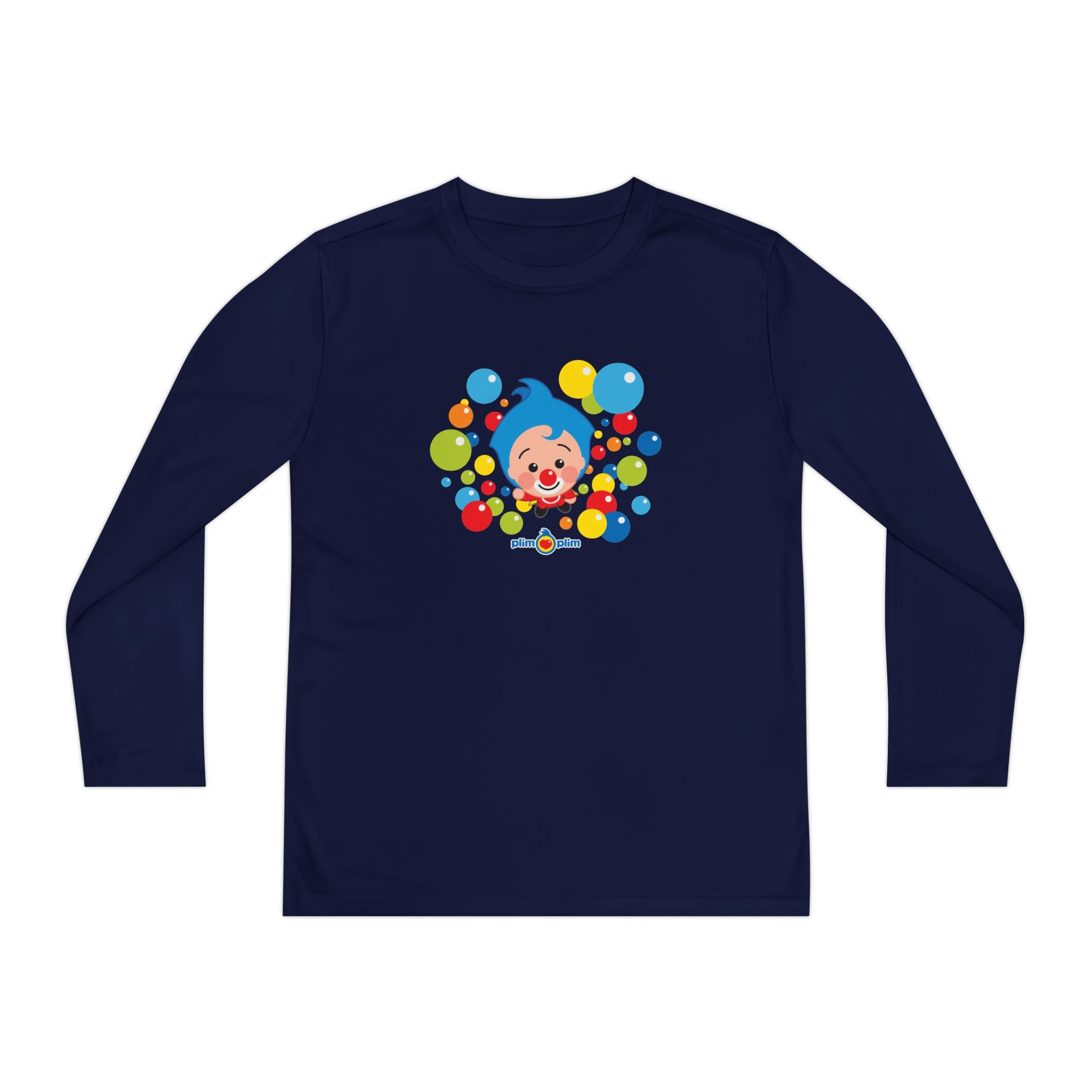 Plim Plim Camiseta Juvenil Manga Larga Burbujas