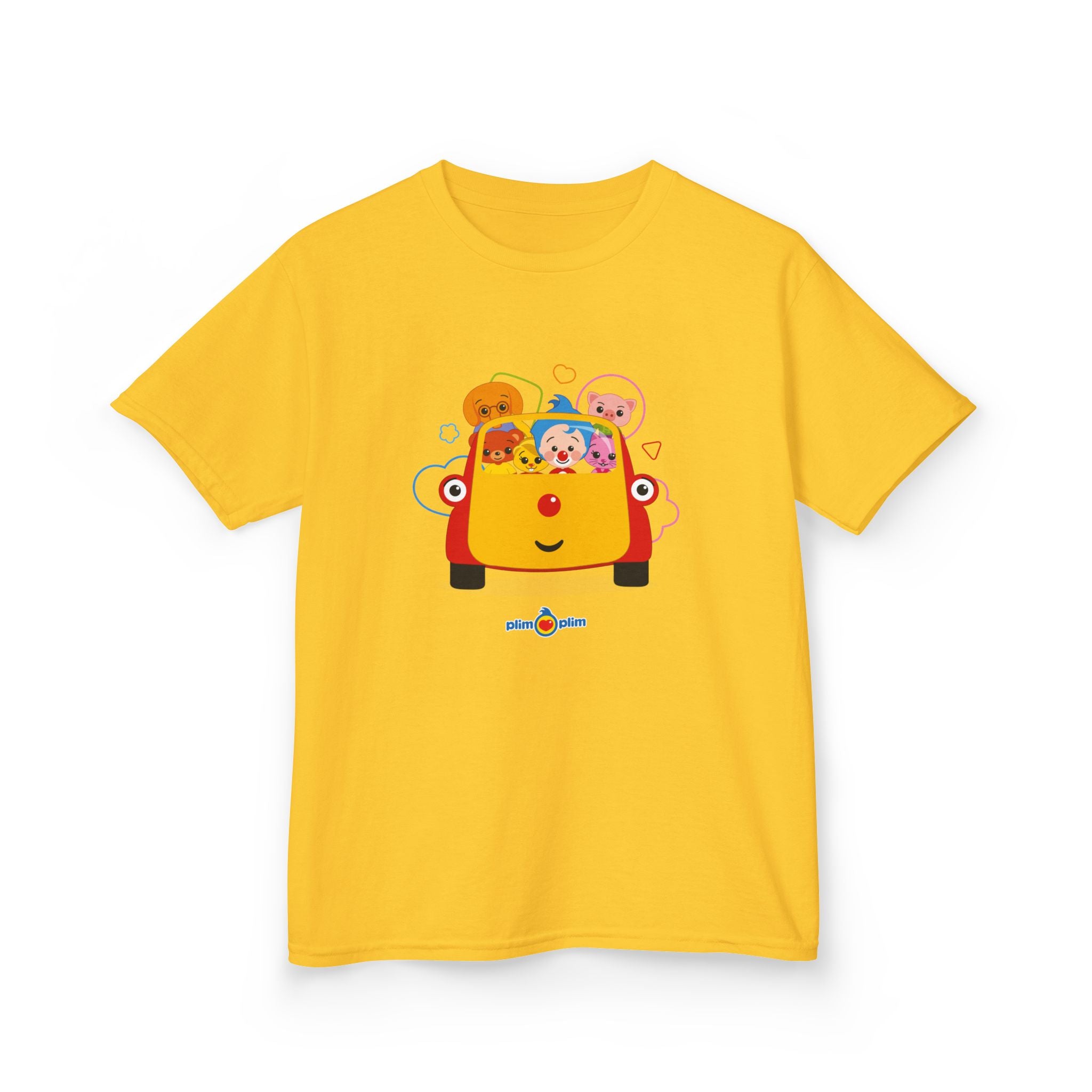 Plim Plim Camiseta para Niños de Algodón Grueso Todos con Tuni