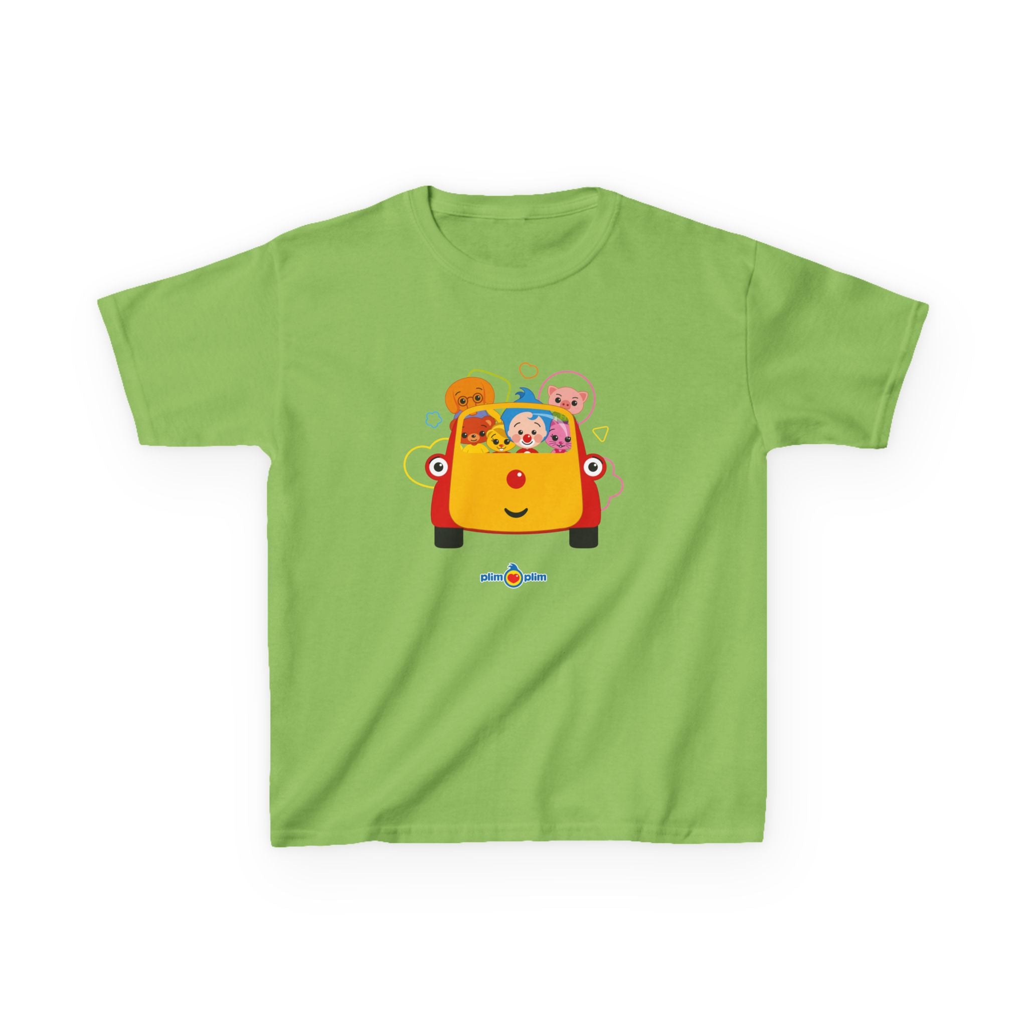 Plim Plim Camiseta para Niños de Algodón Grueso Todos con Tuni