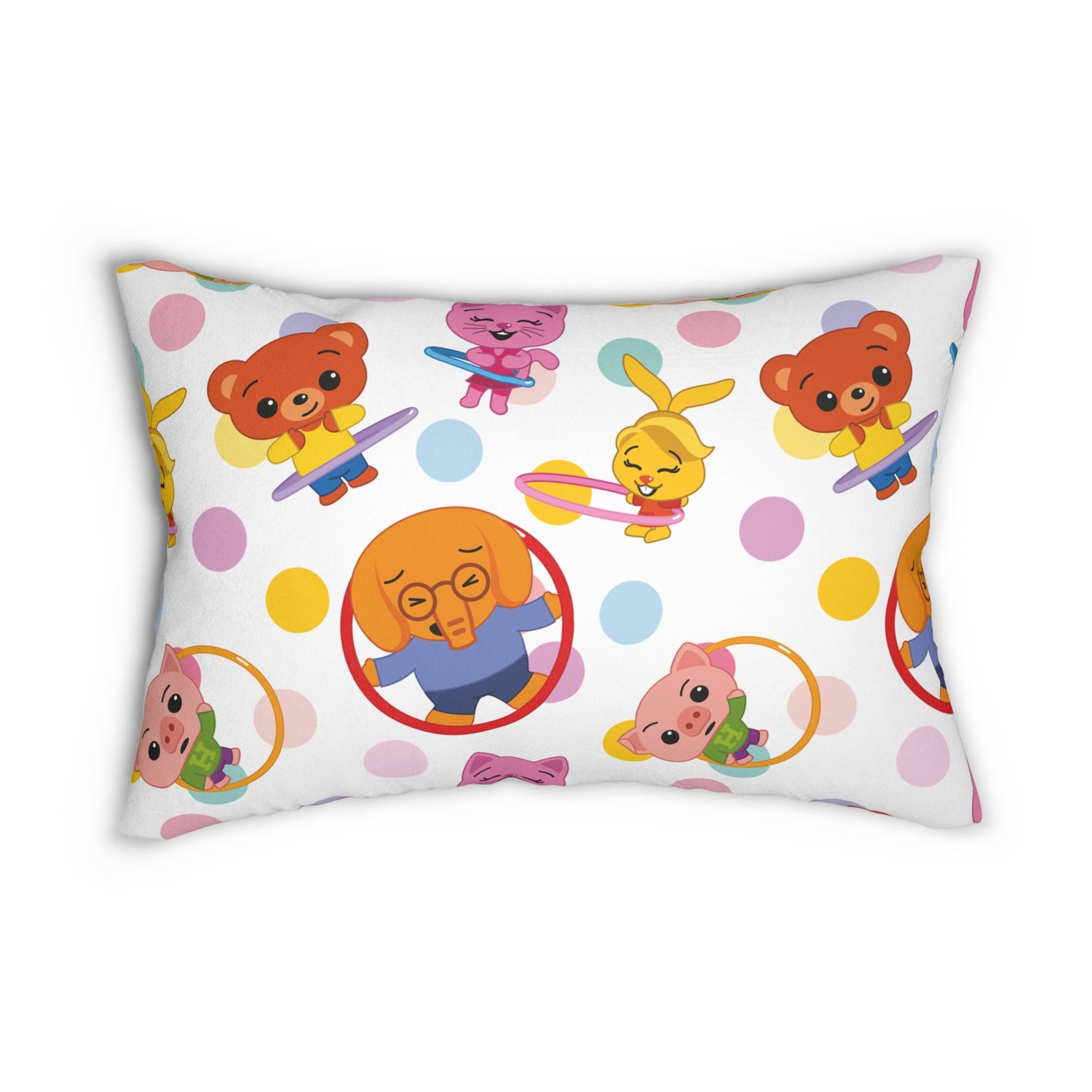 Plim Plim Spun Polyester Lumbar Pillow