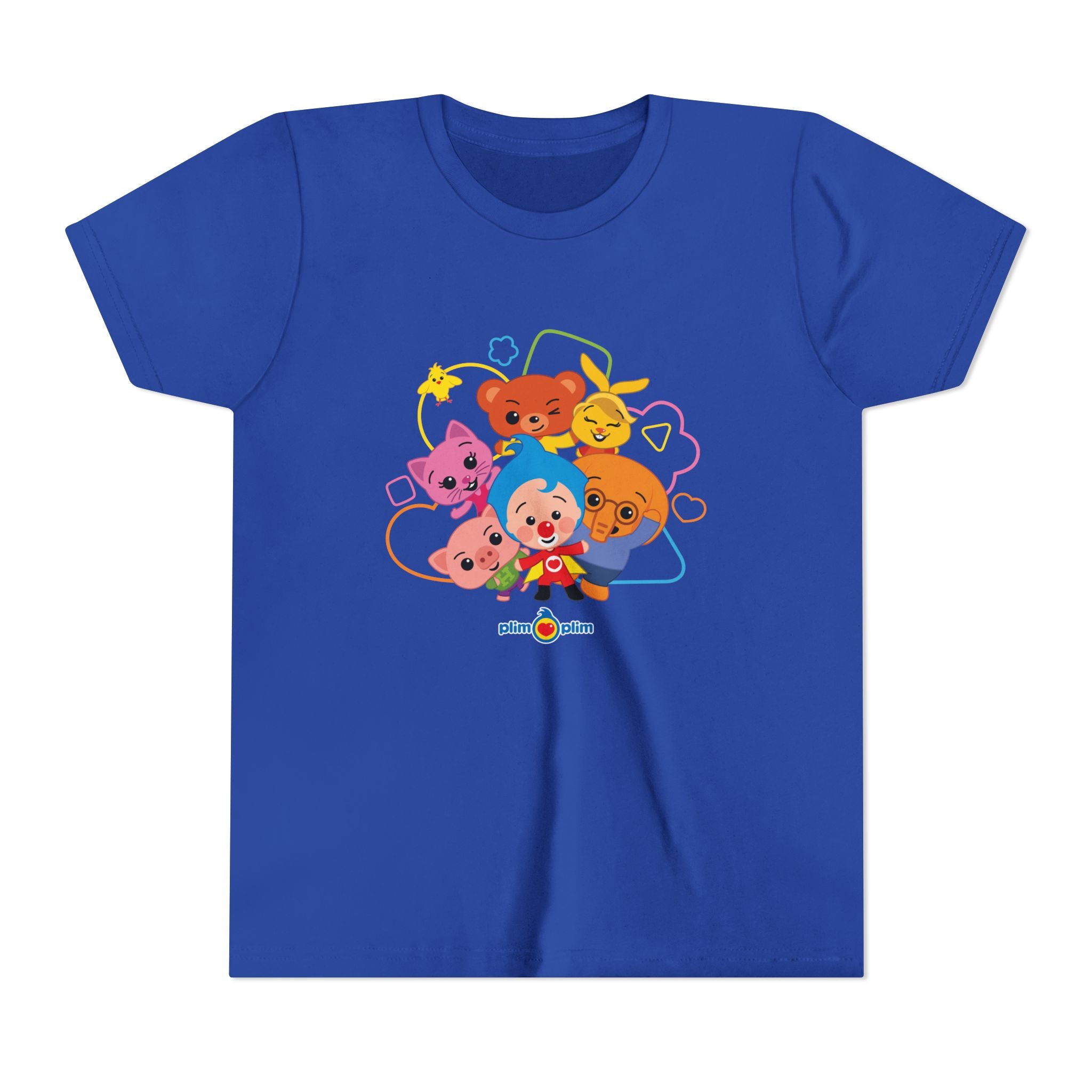 Plim Plim Camiseta Juvenil de Manga Corta Amigos