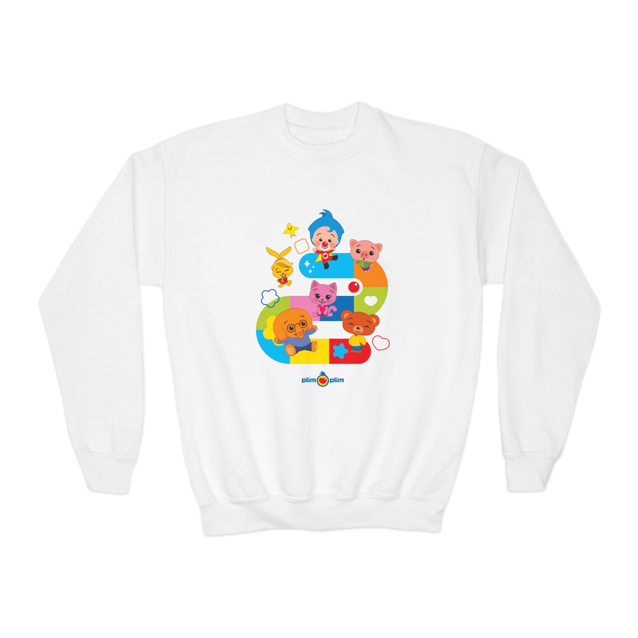 Plim Plim Sudadera Juvenil de Cuello Redondo Juego