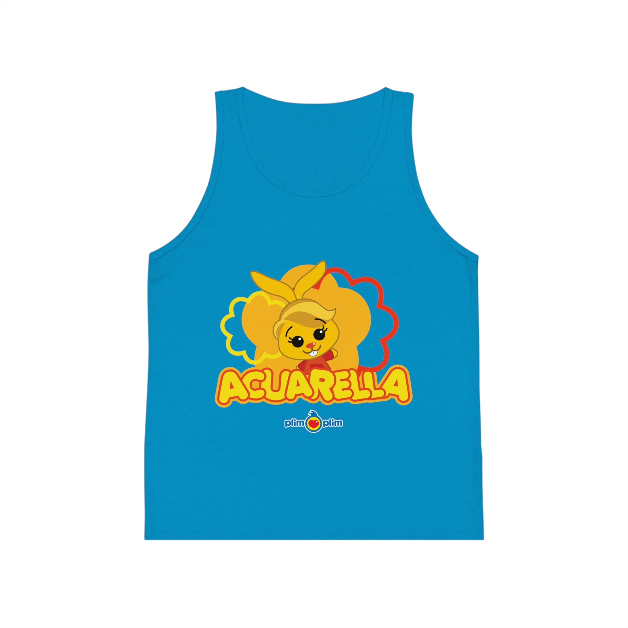 Plim Plim Camiseta de Tirantes de Niños Acuarella