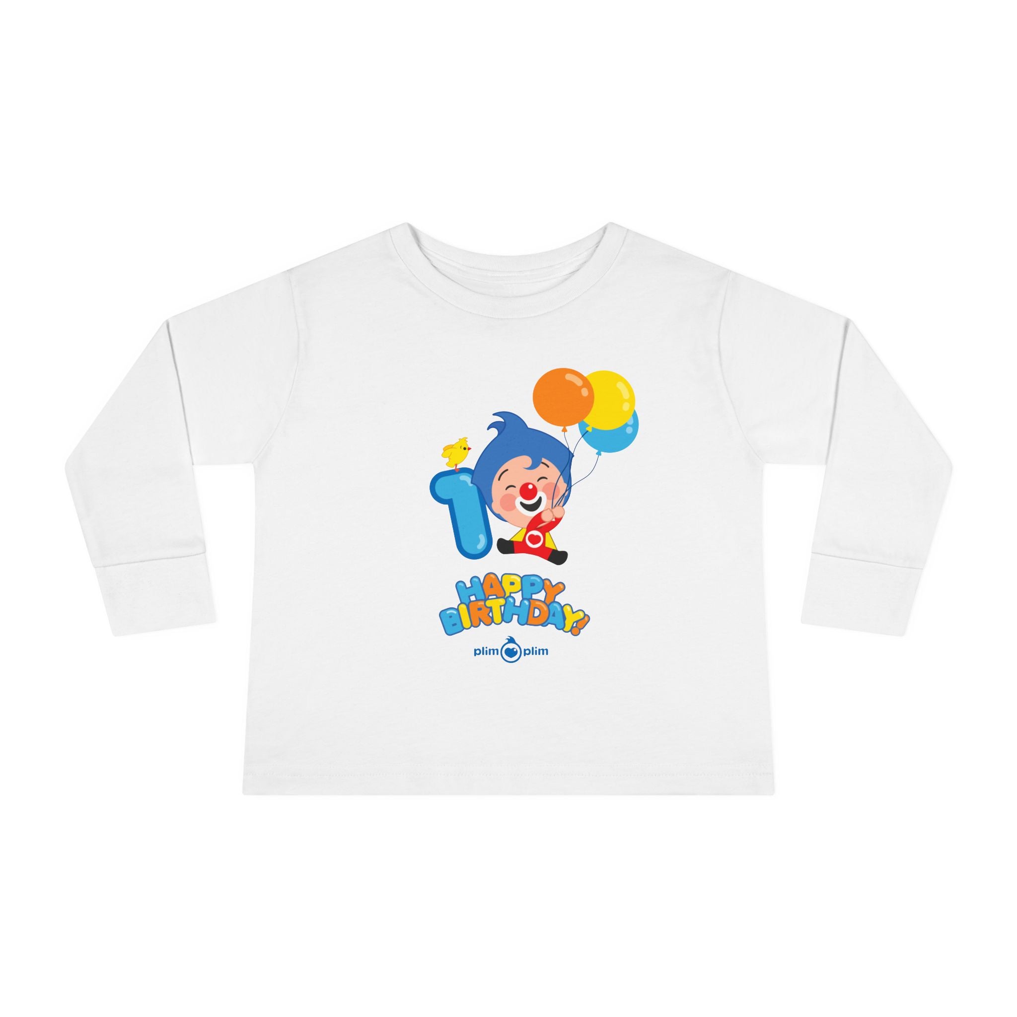 Plim Plim Camiseta Manga Larga de Niños Cumple 1