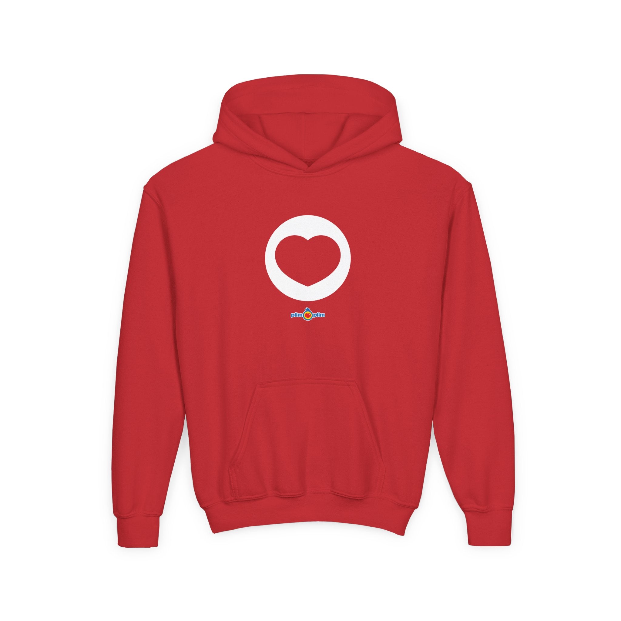 Plim Plim Sudadera de Niños con Capucha Corazón