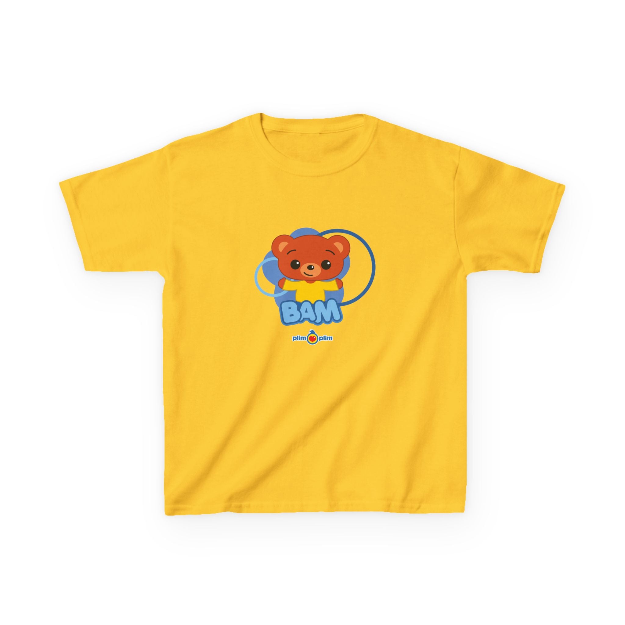 Plim Plim Camiseta para Niños de Algodón Grueso Bam