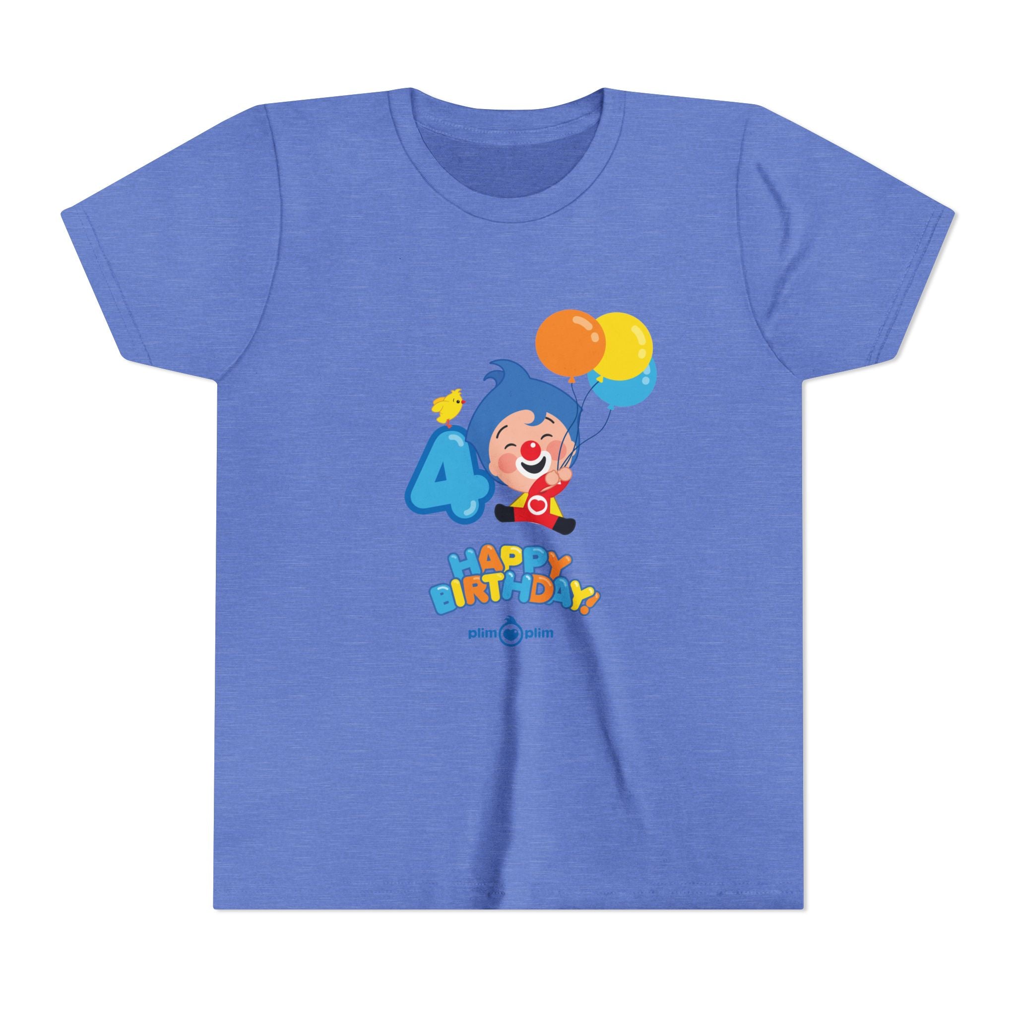 Plim Plim Camiseta Juvenil de Manga Corta Cumple 4
