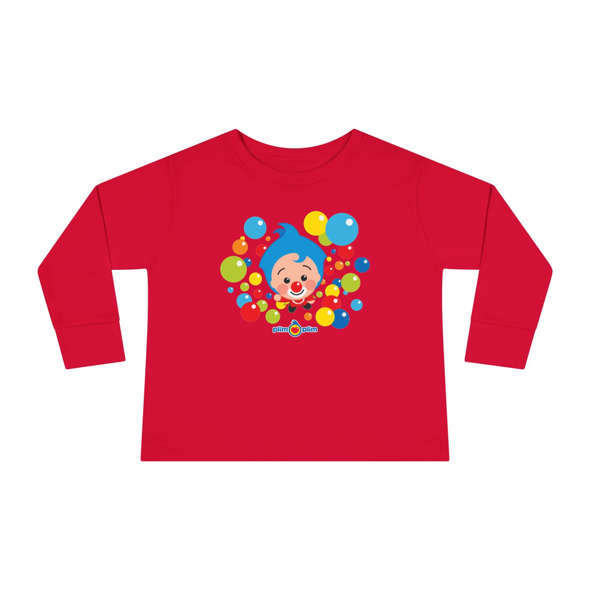 Plim Plim Camiseta Manga Larga de Niños Burbujas