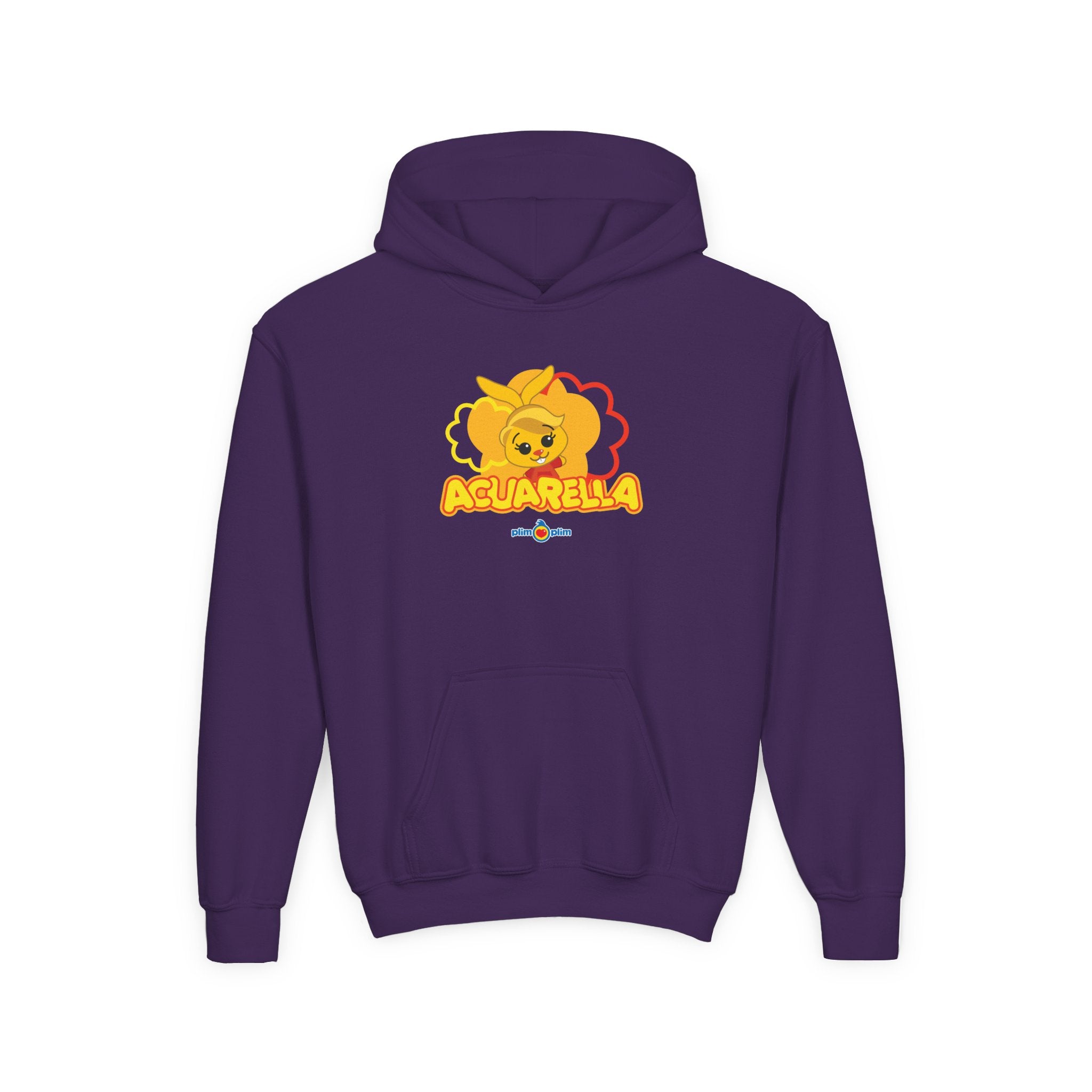 Plim Plim Sudadera de Niños con Capucha Acuarella