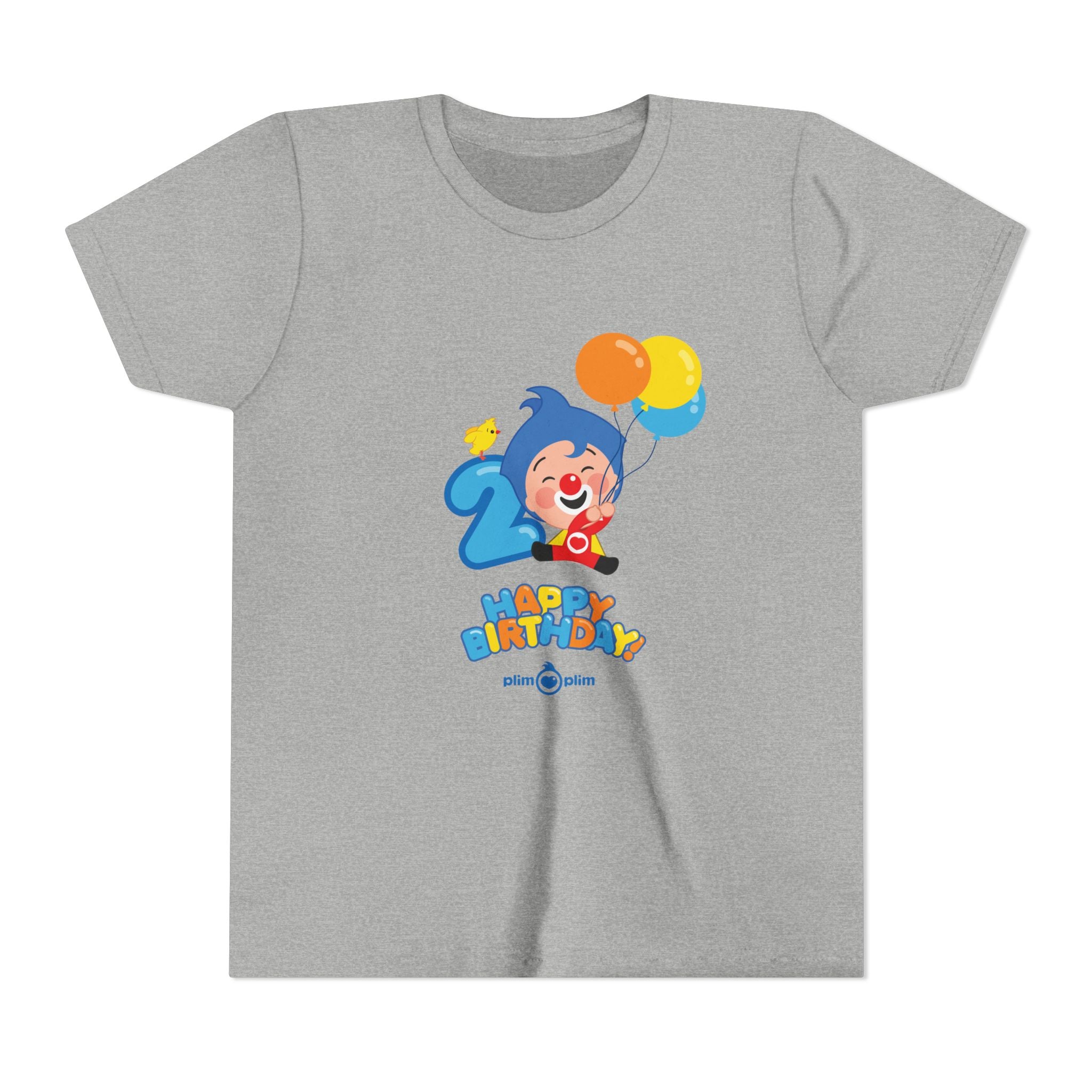 Plim Plim Camiseta Juvenil de Manga Corta Cumple 2