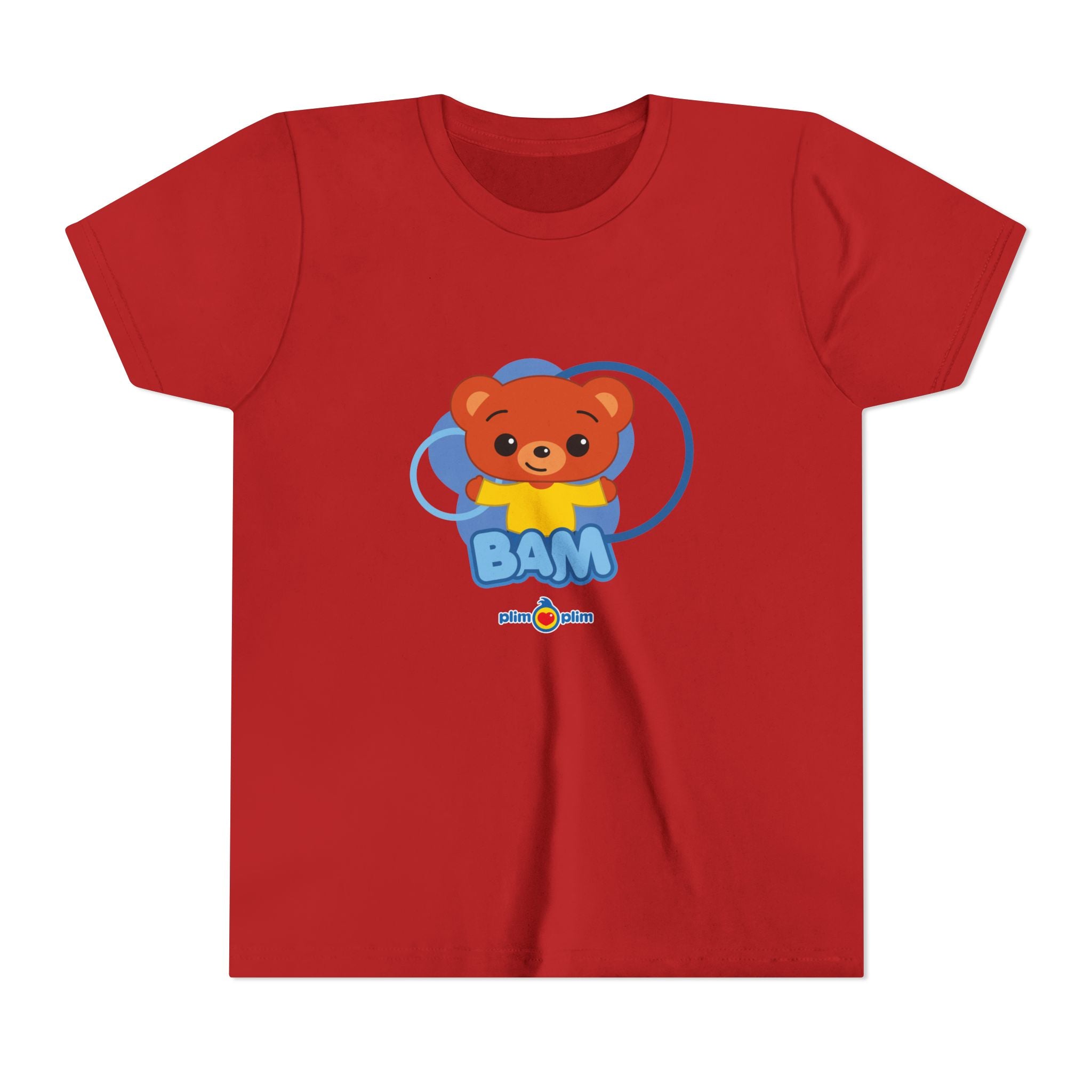 Plim Plim Camiseta Juvenil de Manga Corta Bam