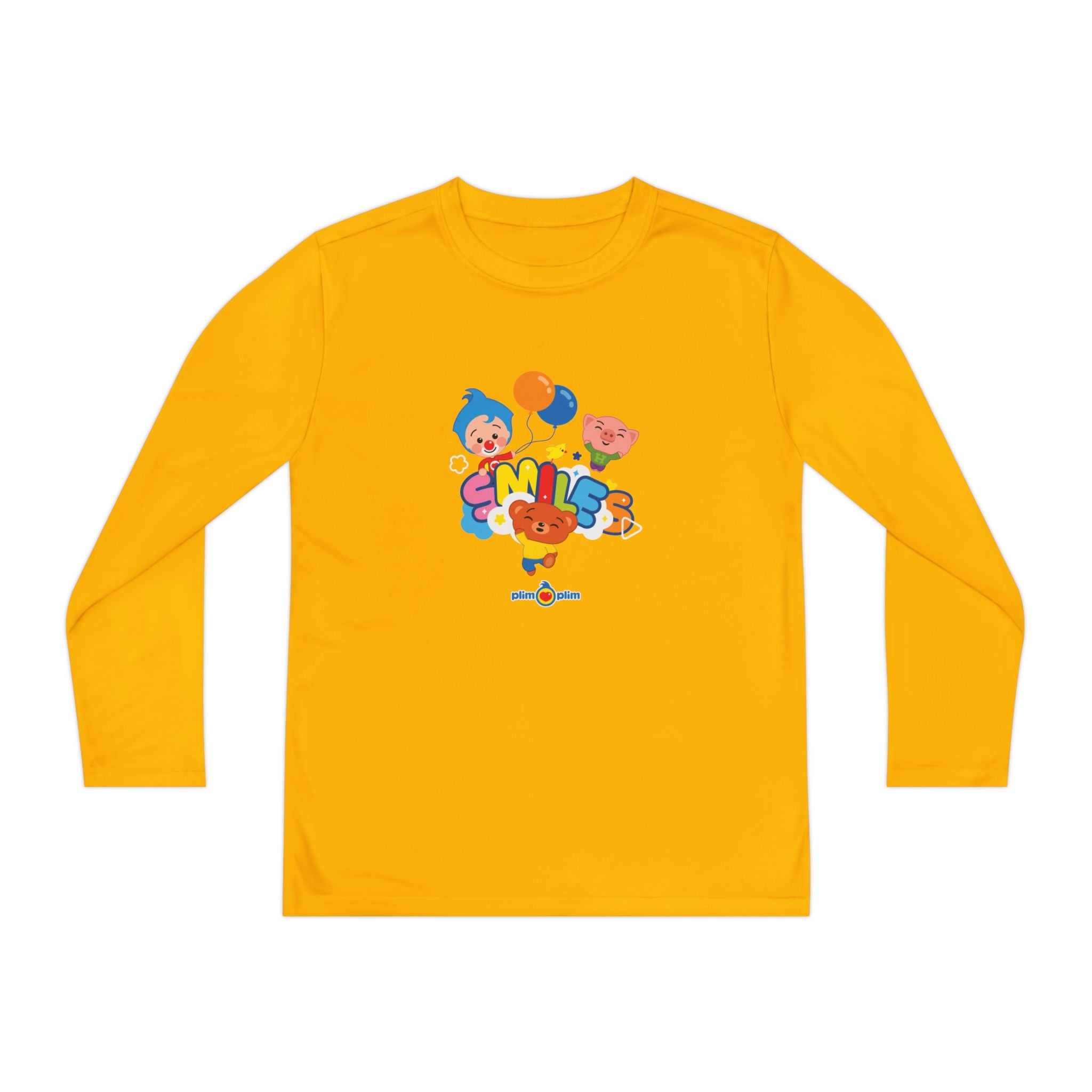 Plim Plim Camiseta Juvenil Manga Larga Smiles