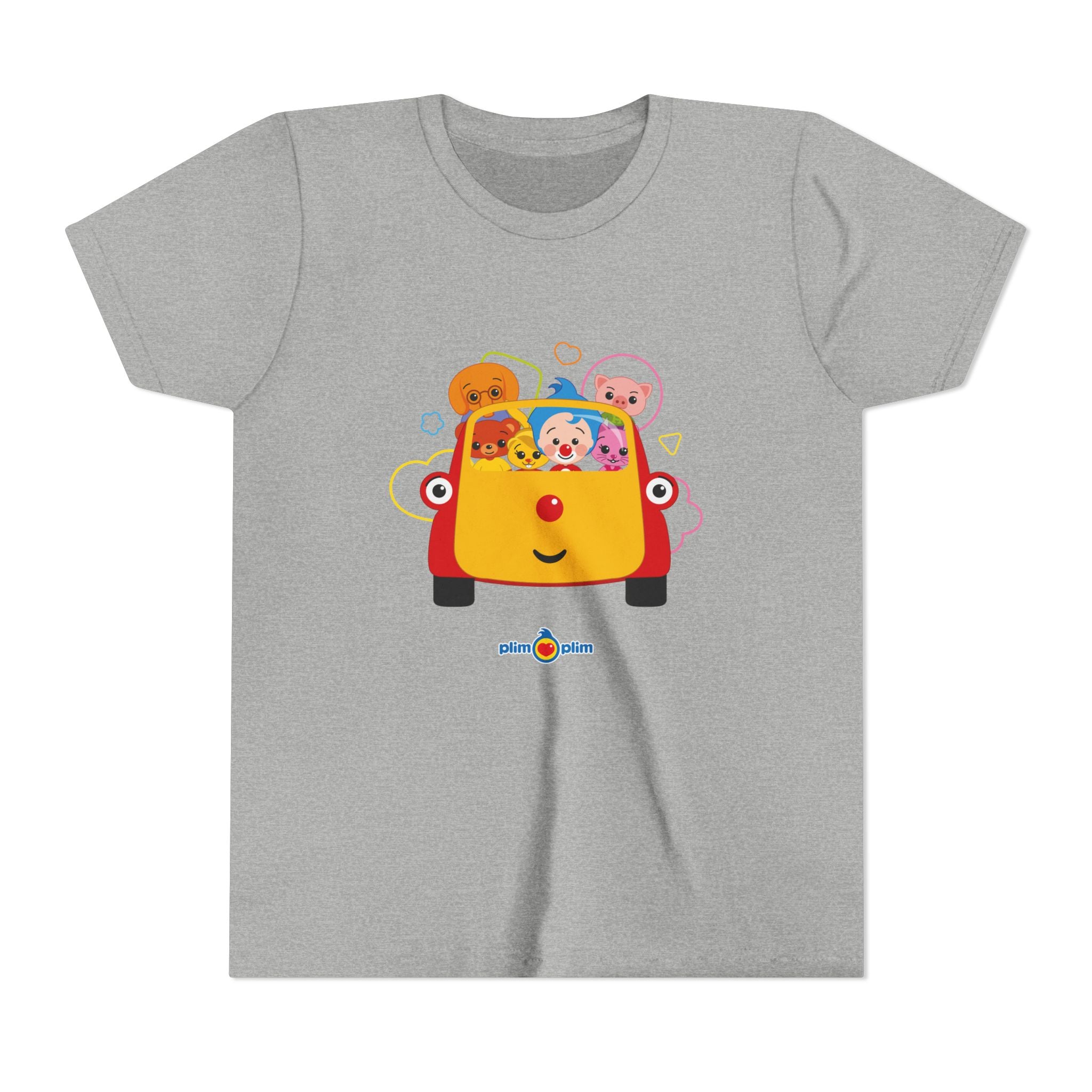 Plim Plim Camiseta Juvenil de Manga Corta Todos con Tuni